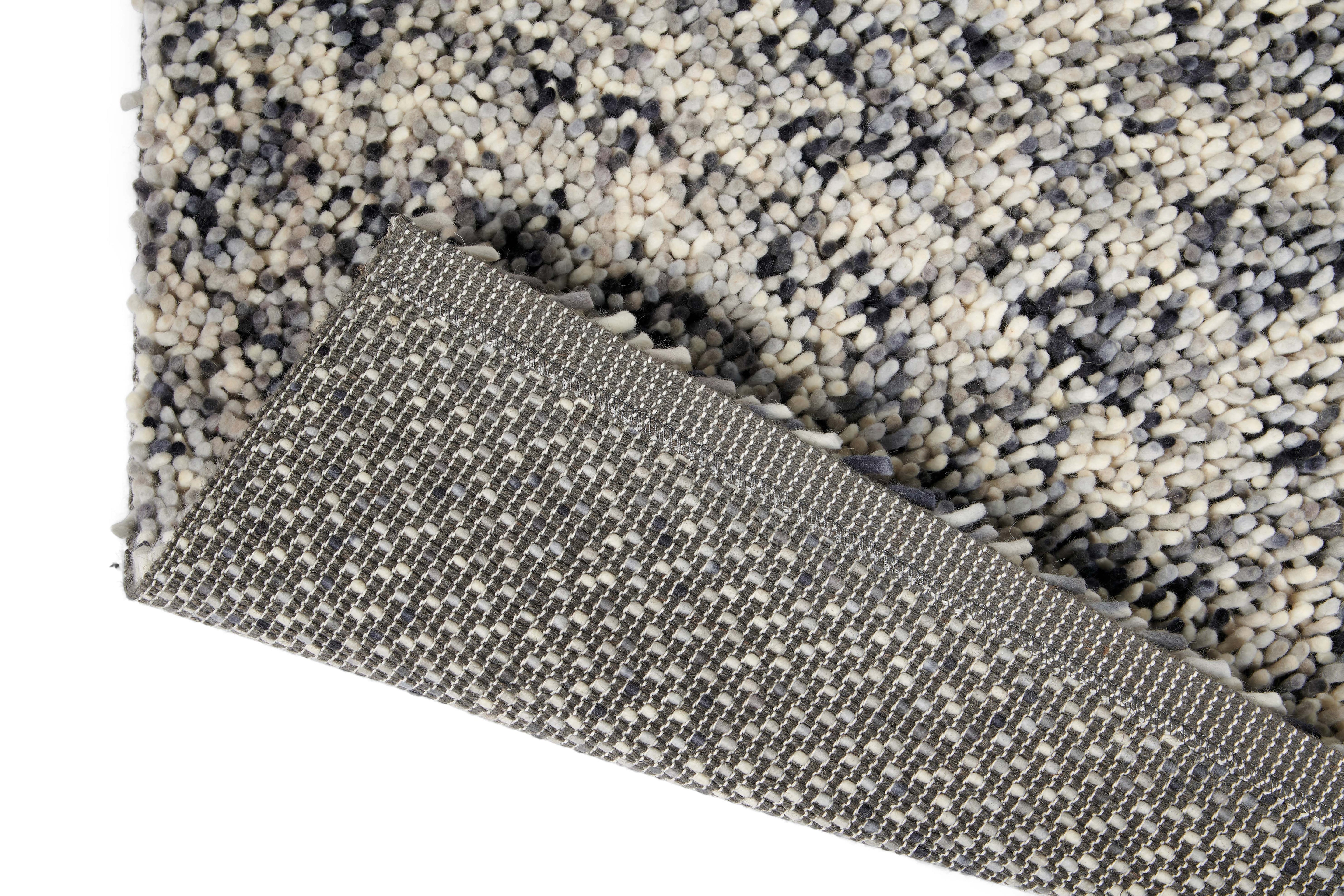 grey brink & campman shagpile rug