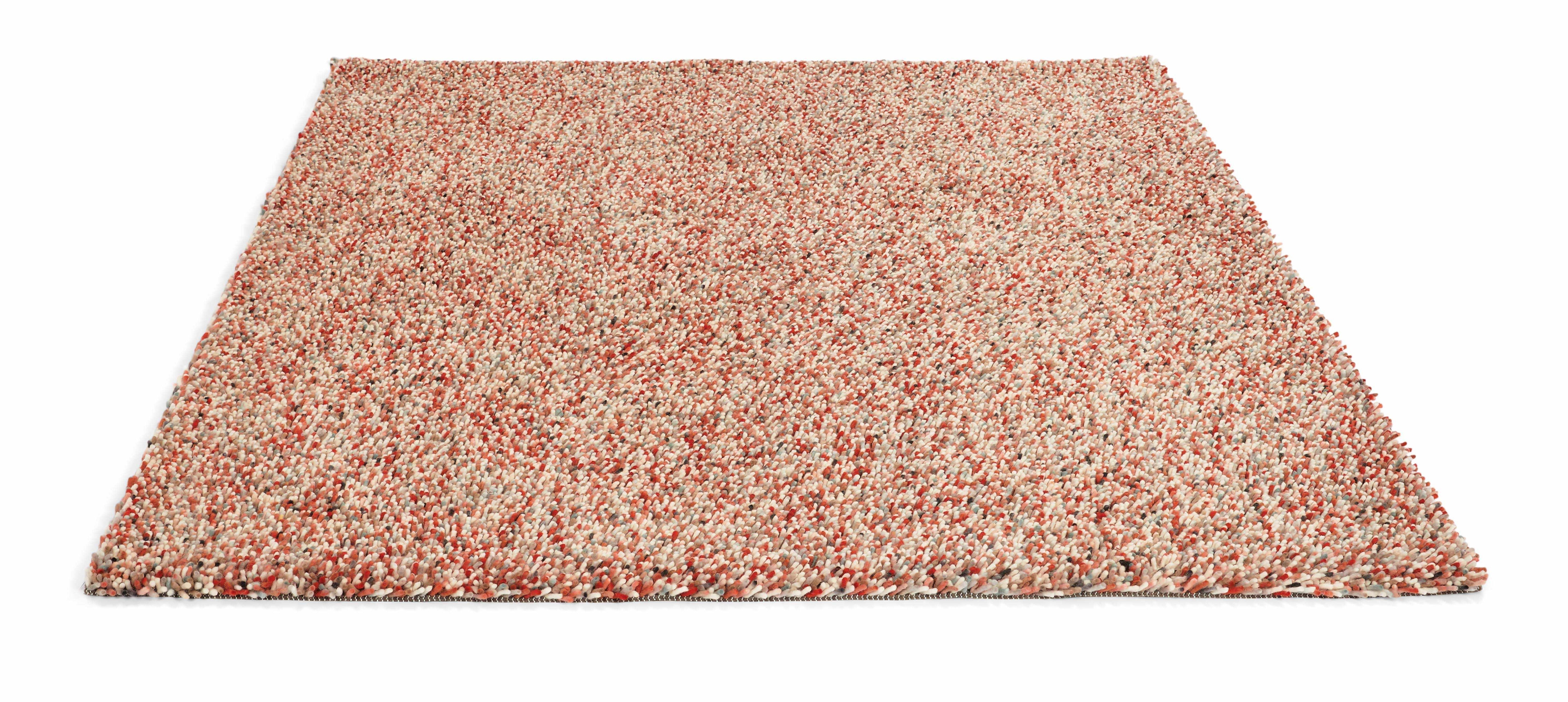 red and grey brink & campman shagpile rug