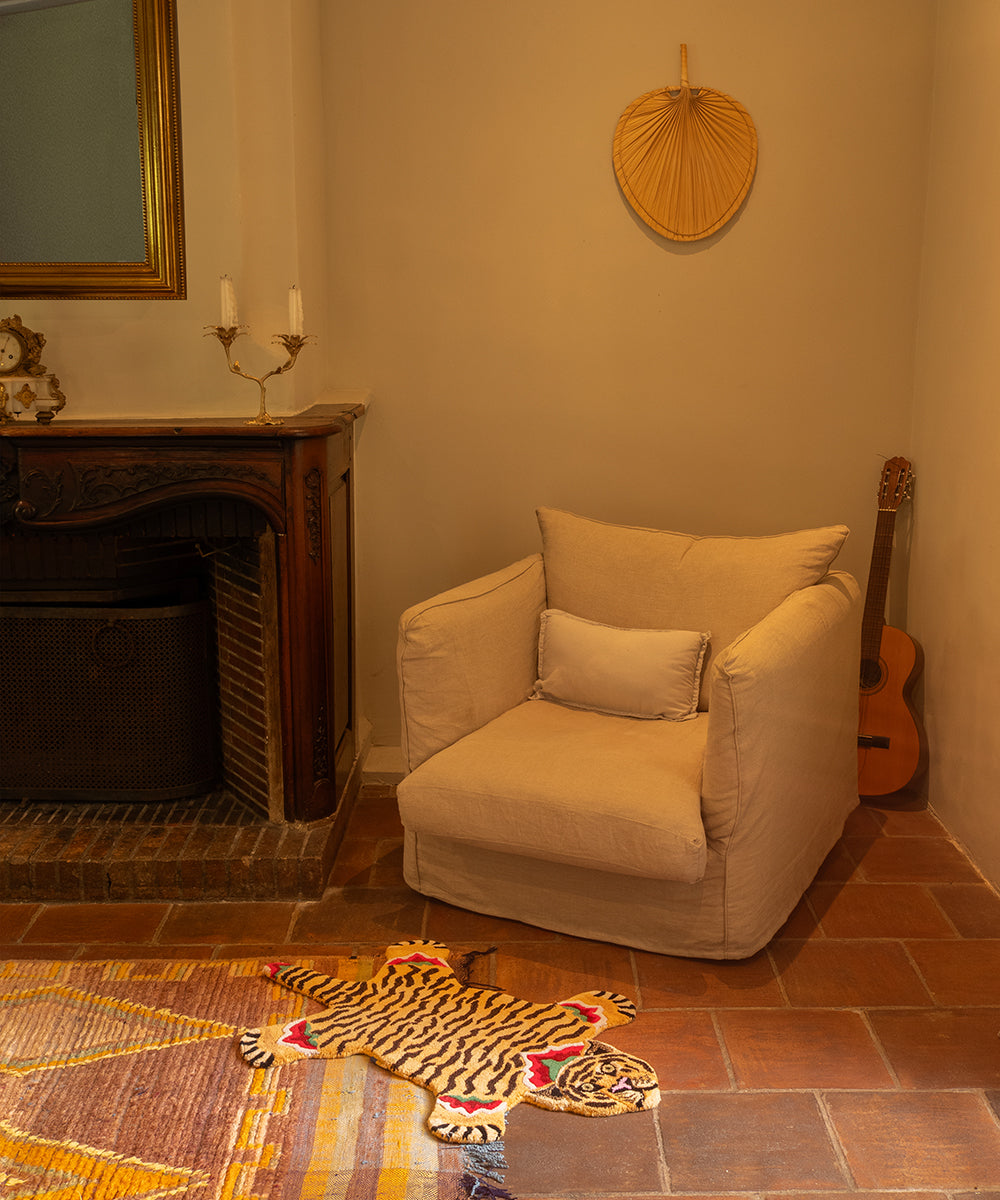 Babul Bombay Tiger Rug Small