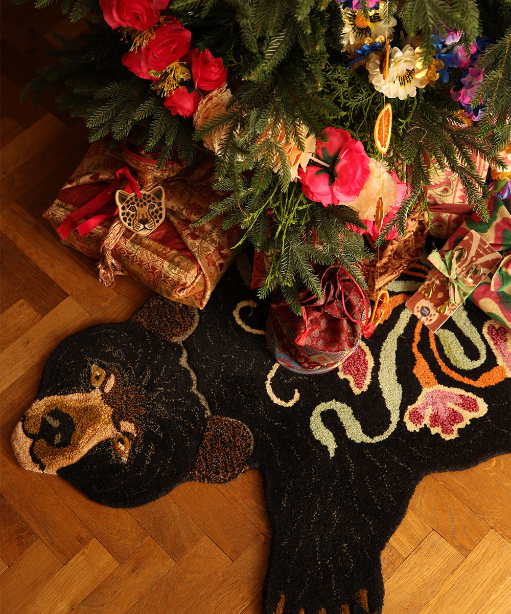 Blooming Bear Rug Large