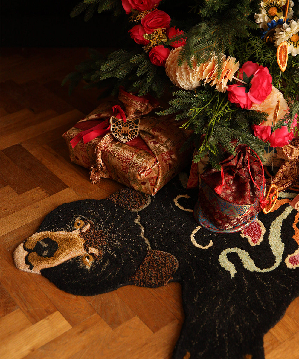 Blooming Bear Rug Large