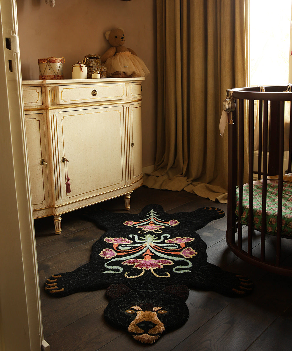 Blooming Bear Rug Large
