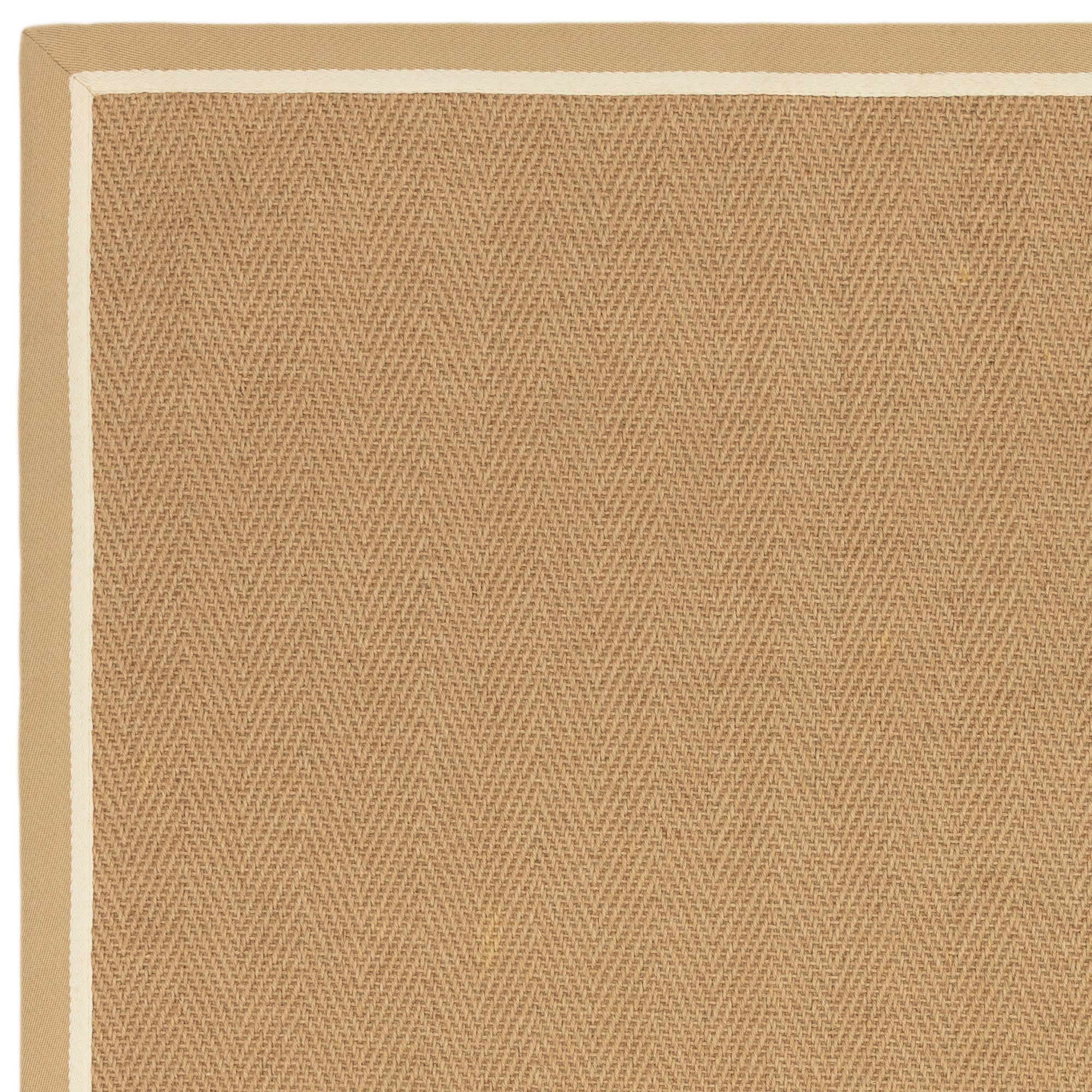 Bordo Herringbone Linen Cream Runner