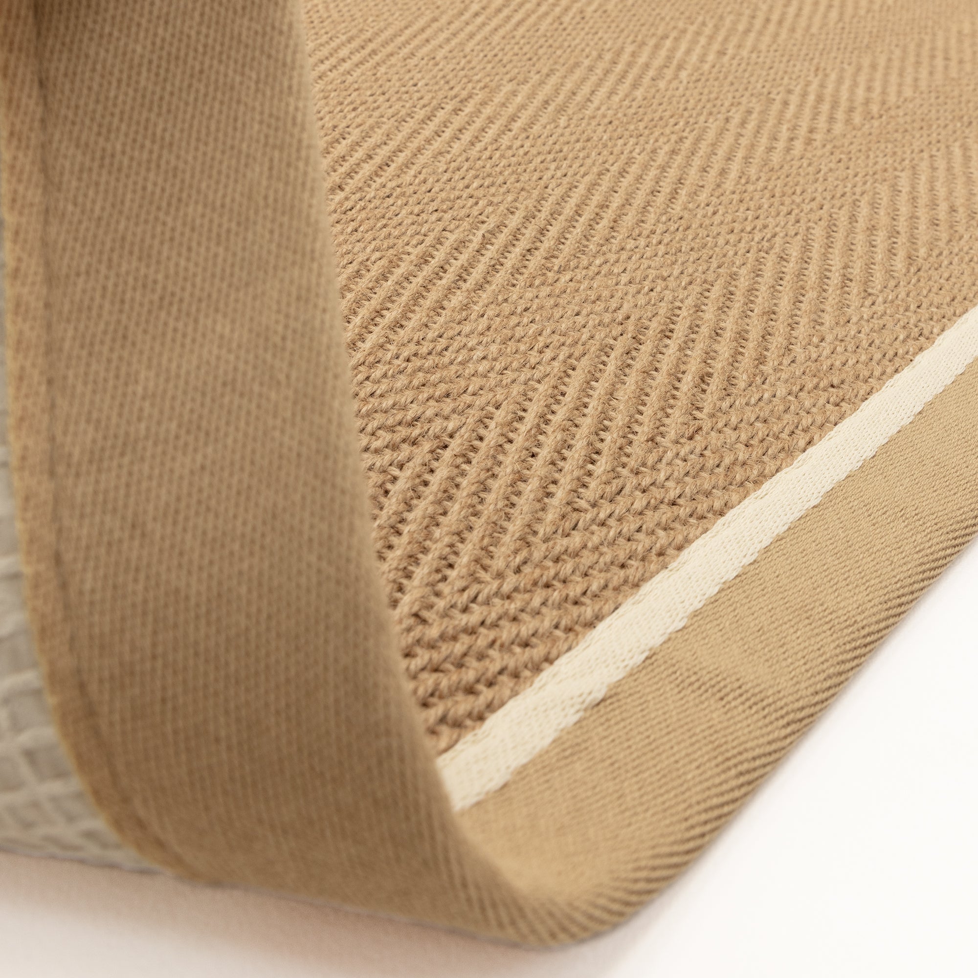 Bordo Herringbone Linen Cream Runner