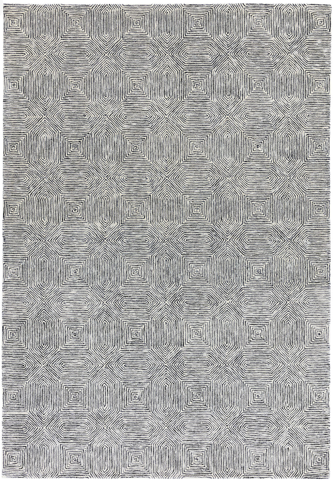 Camden Black & White Rug