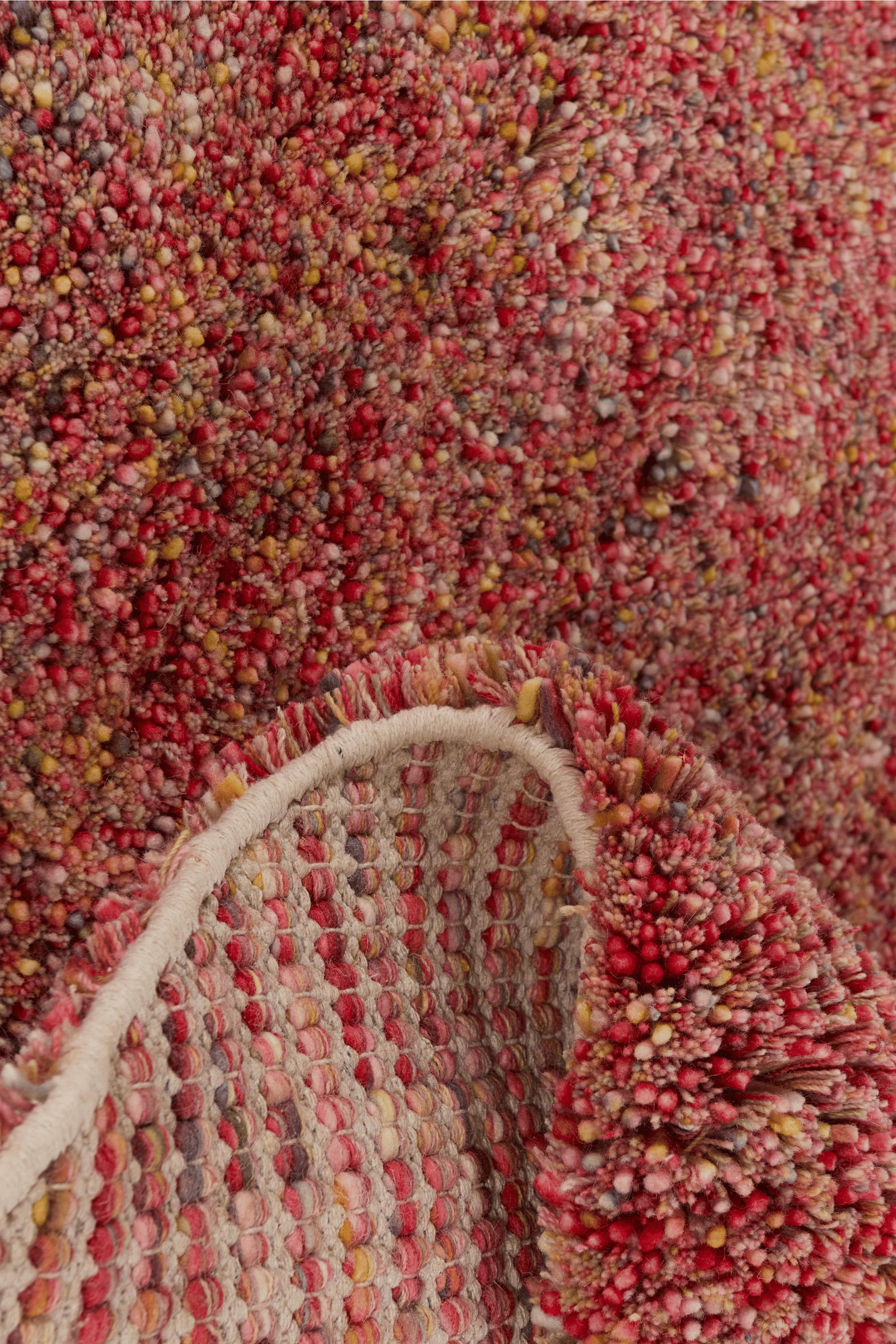 Coral Red Multi Round