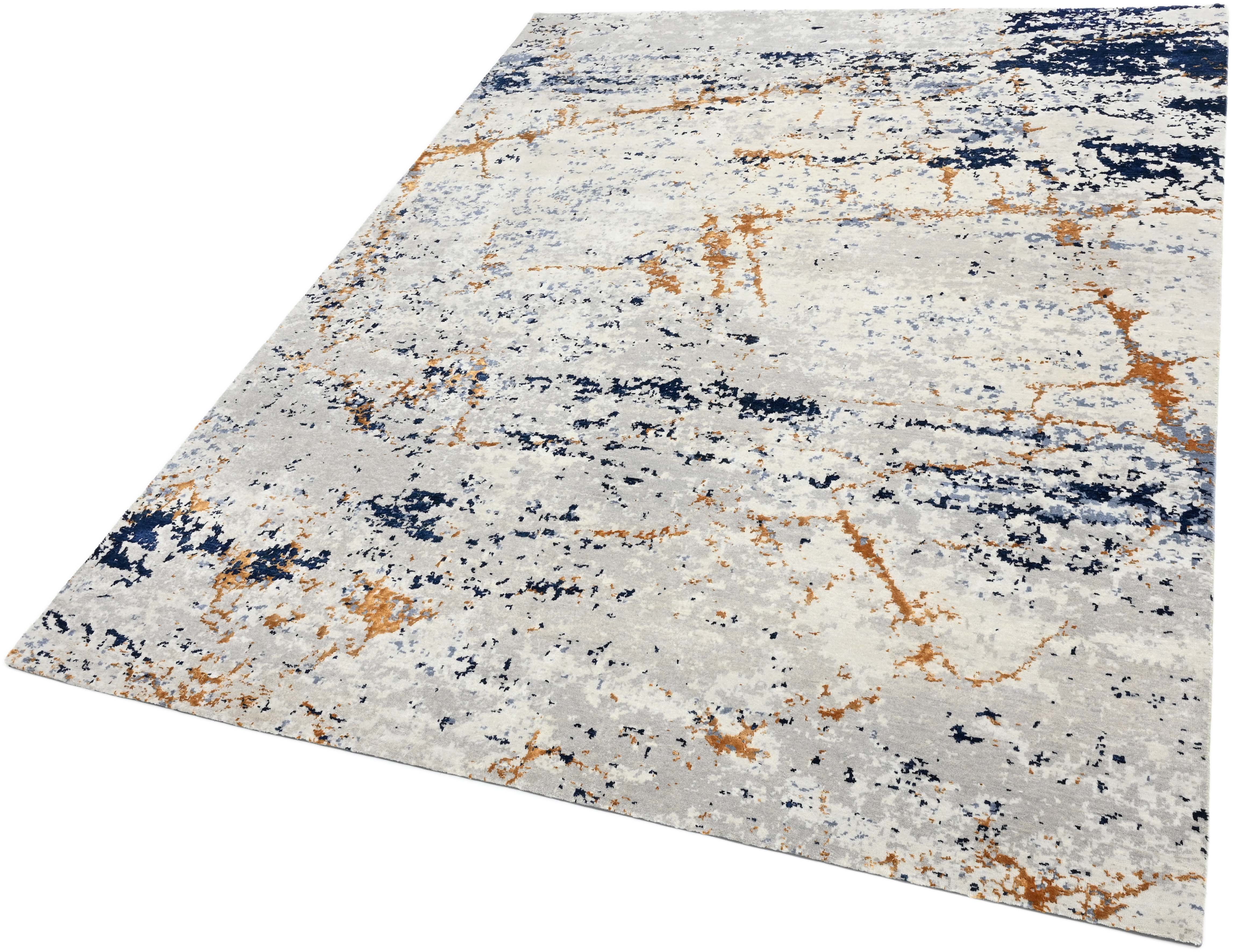 Modern multicolour luxury abstract rug