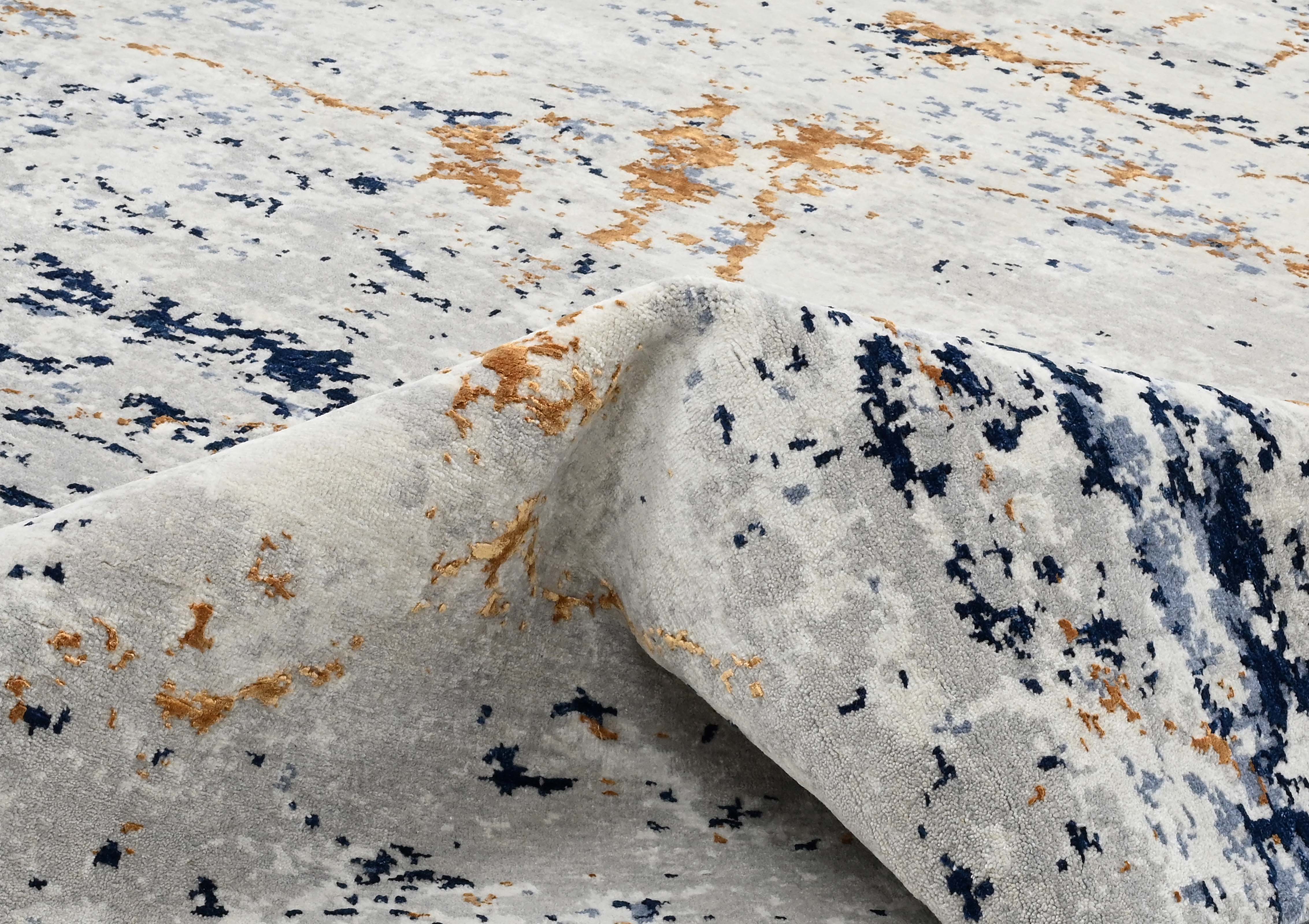 Modern multicolour luxury abstract rug