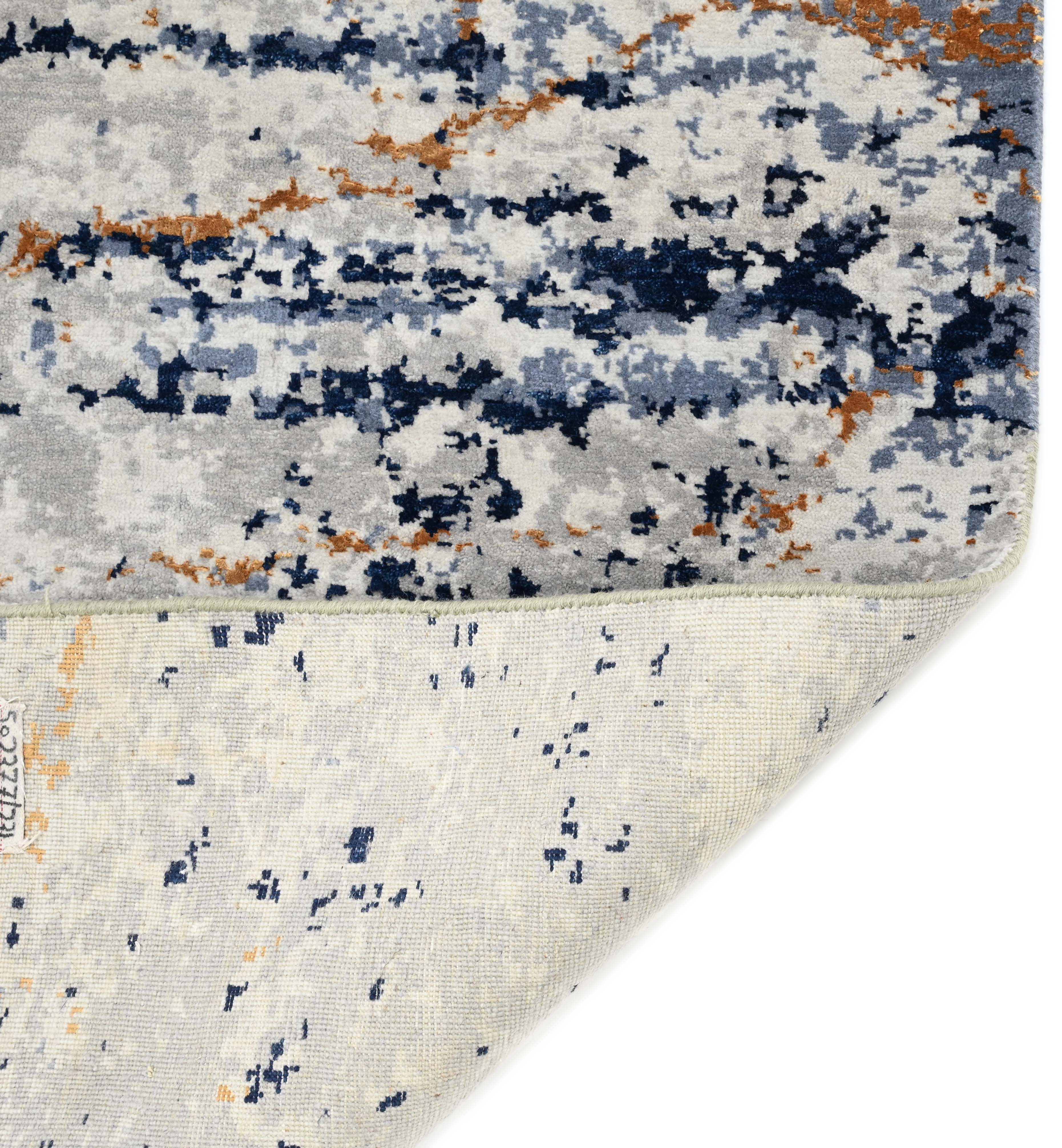 Modern multicolour luxury abstract rug