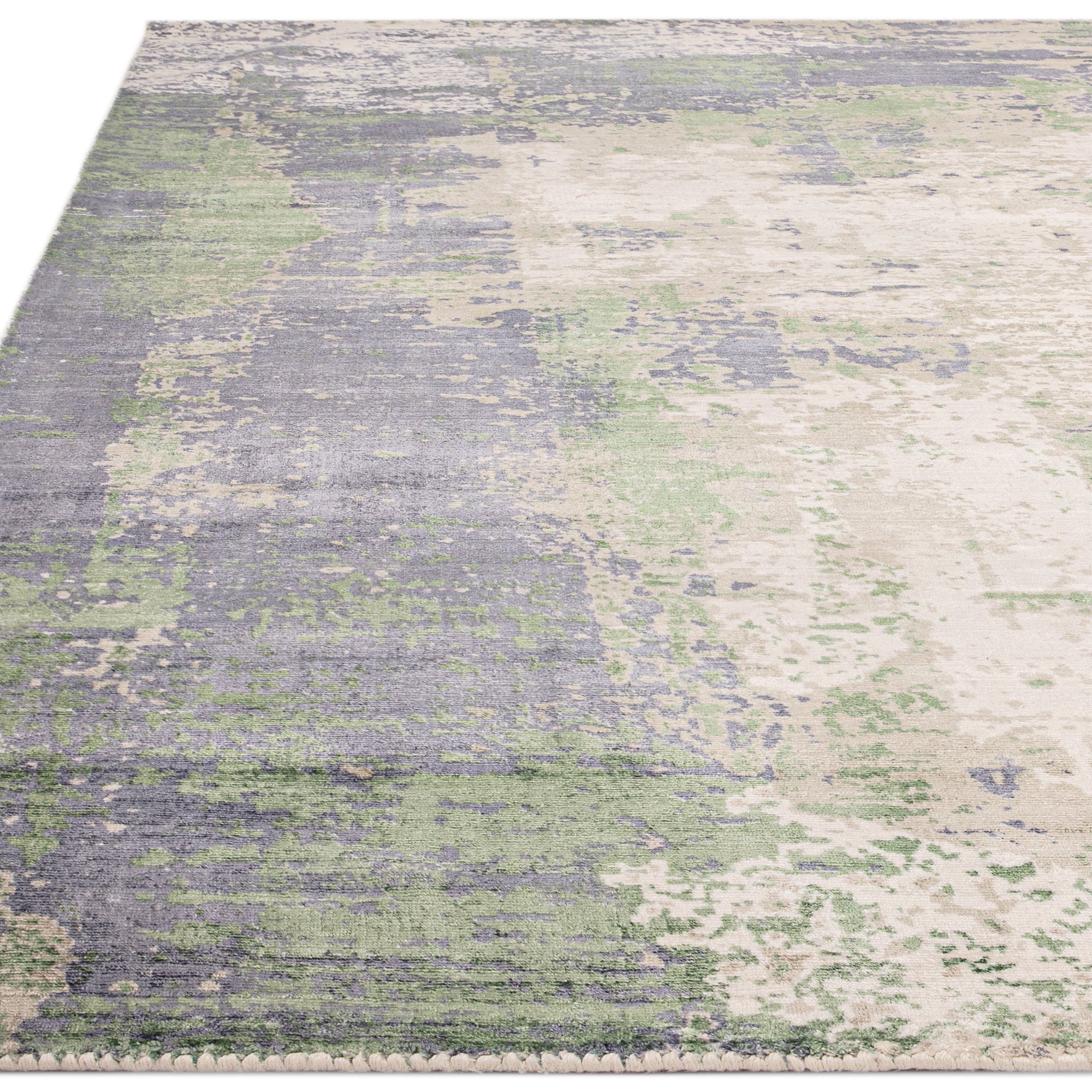 Gatsby Green Abstract Tonal Rug