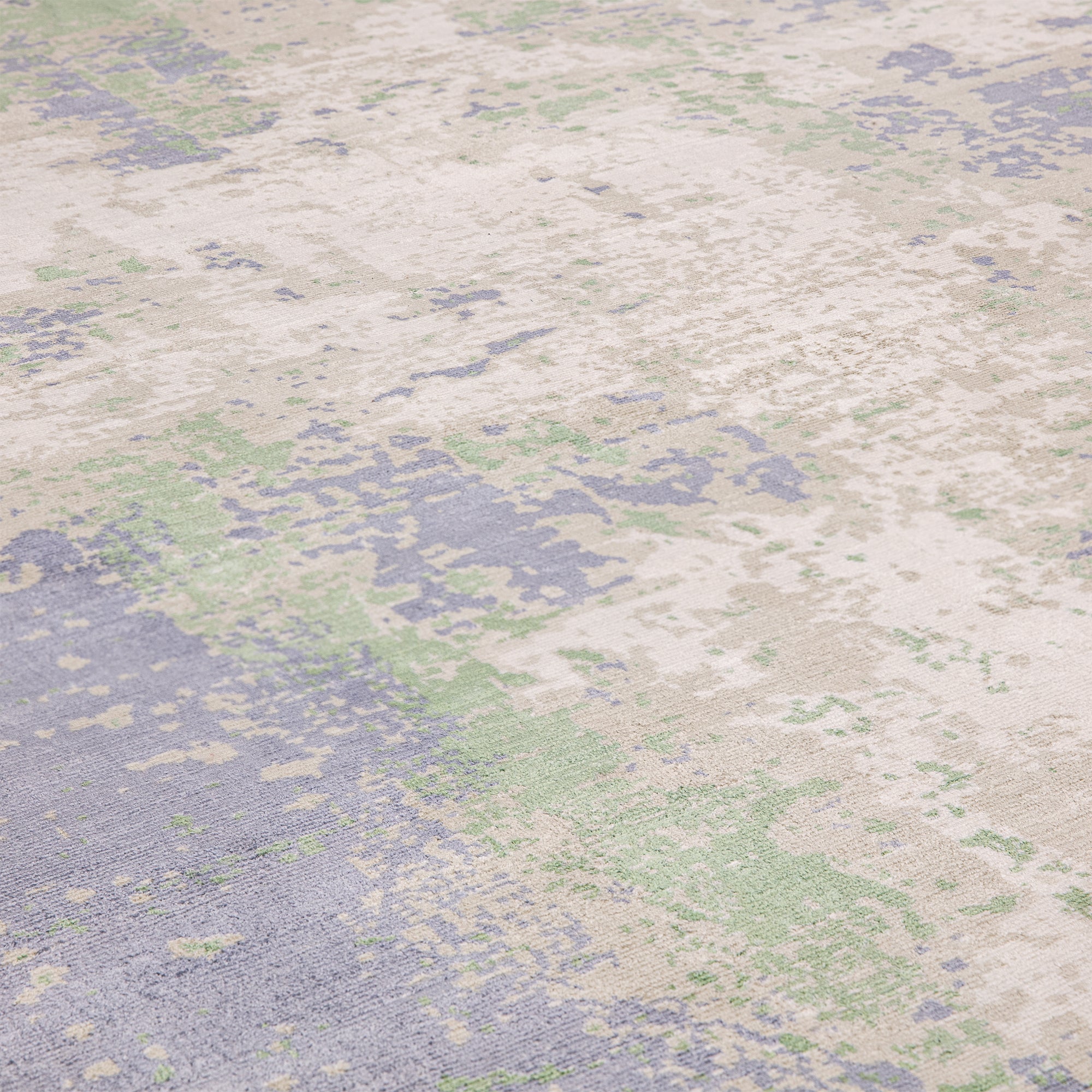 Gatsby Green Abstract Tonal Rug