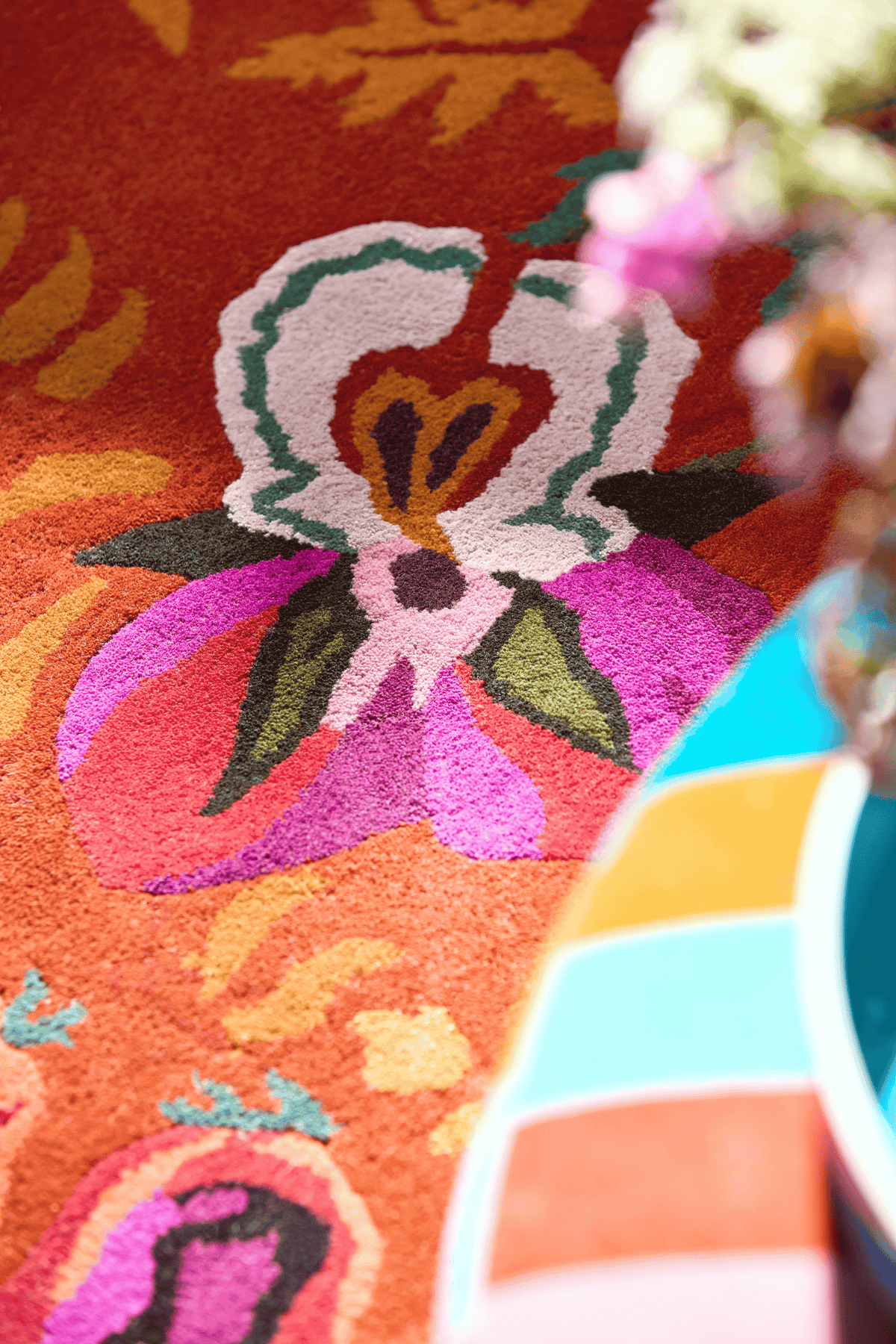 Harlequin Wonderland Floral Amber/Lapis Runner 144713