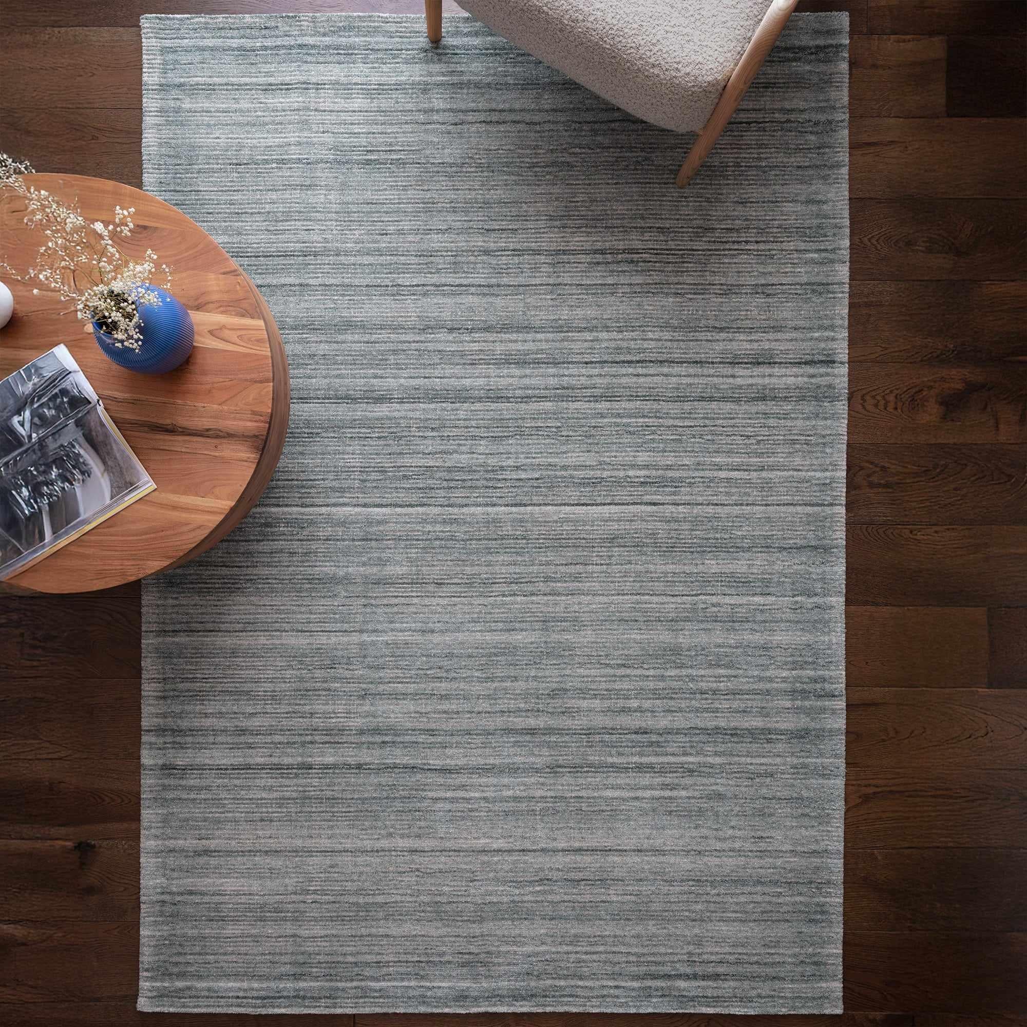 Hazy Sea Blue Rug