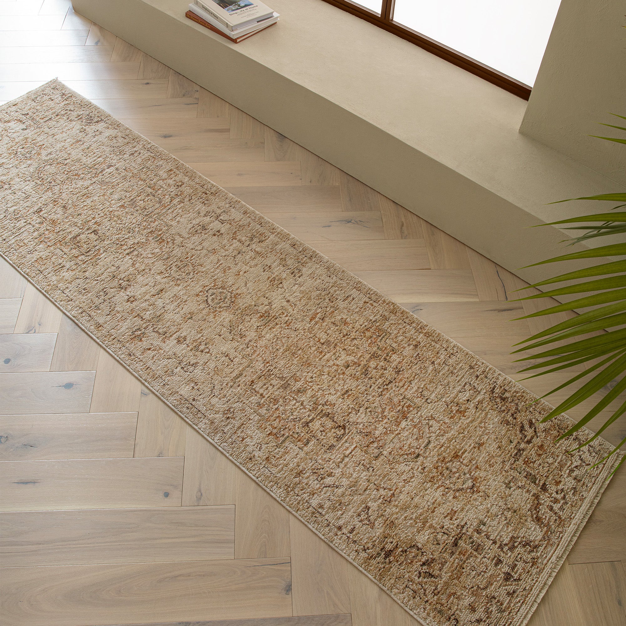 Heriz Serapi Copper Runner