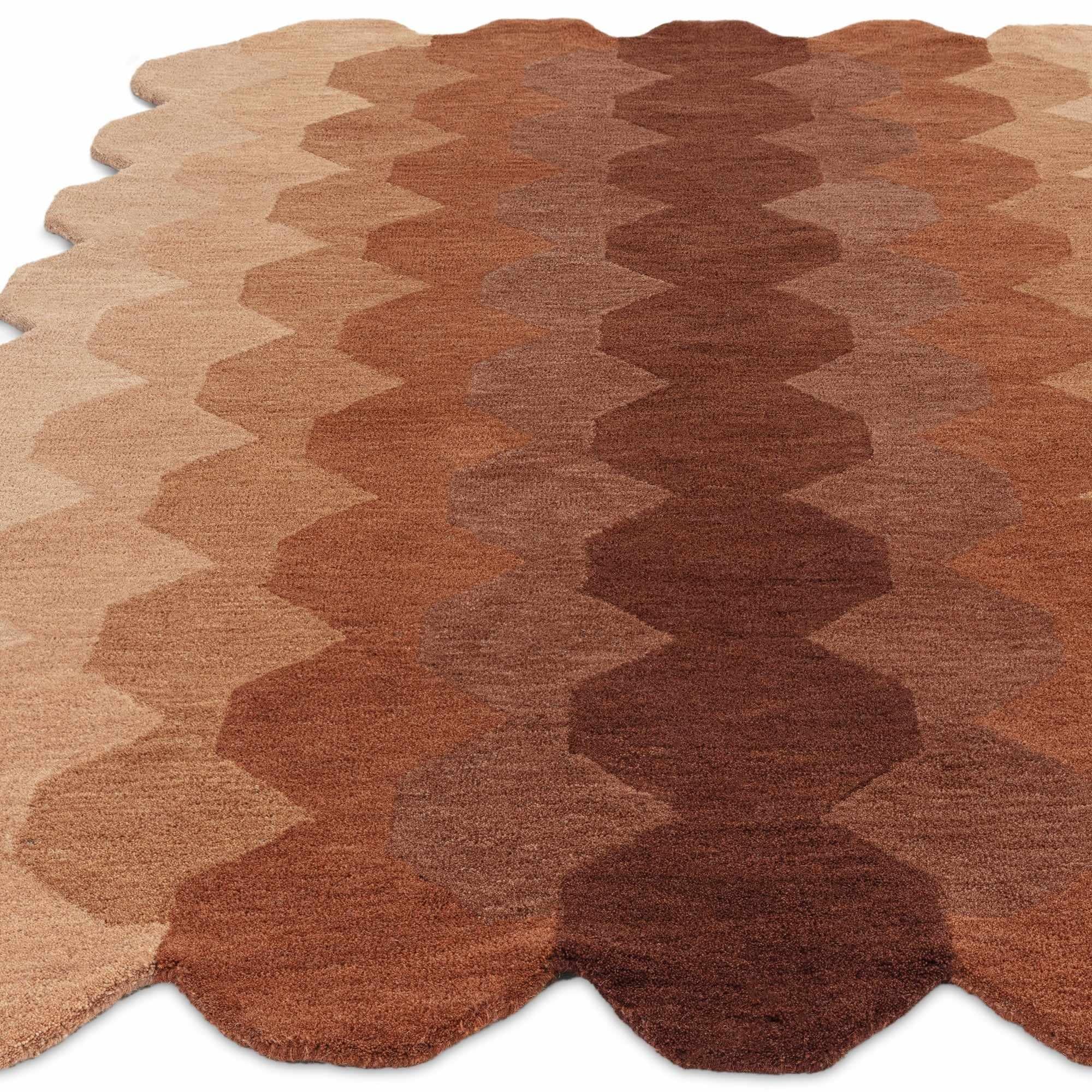 Hive Rust Rug