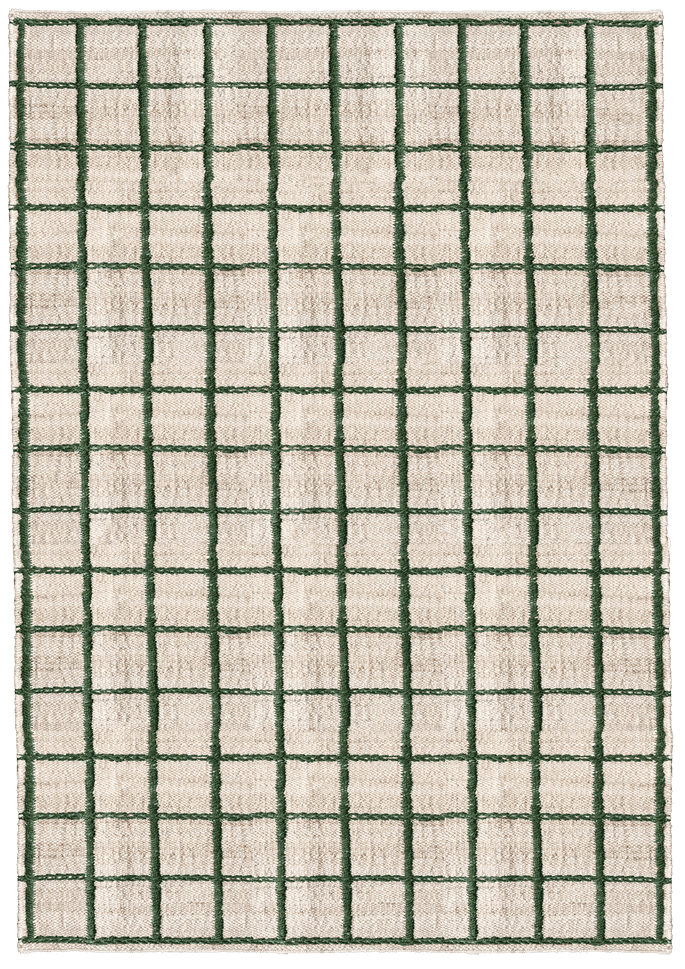 Strata Braided Jute Green