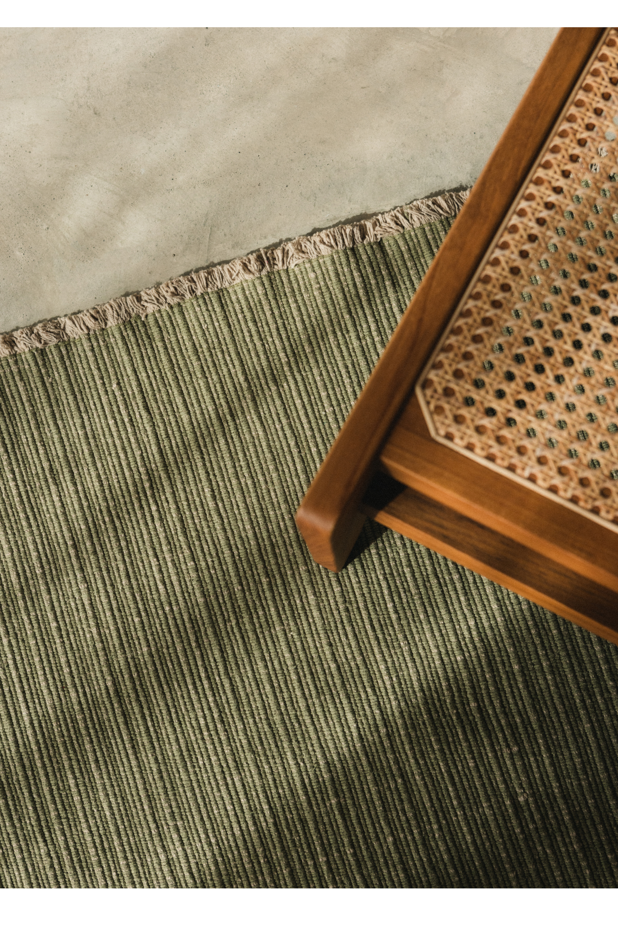 Handloom Rug Khaki