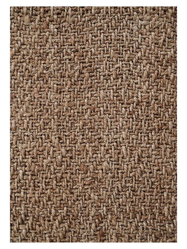 Jute brown jute rug