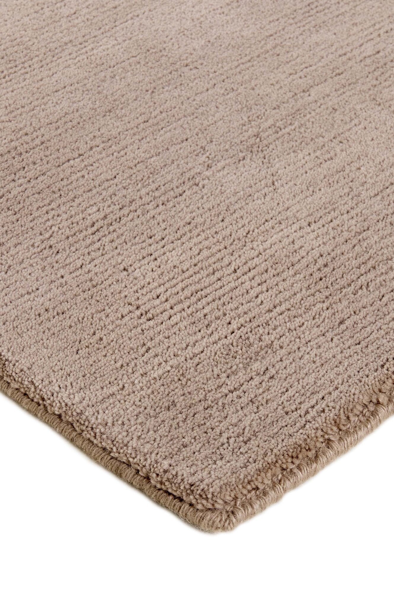 Luxury plain modern brown rug