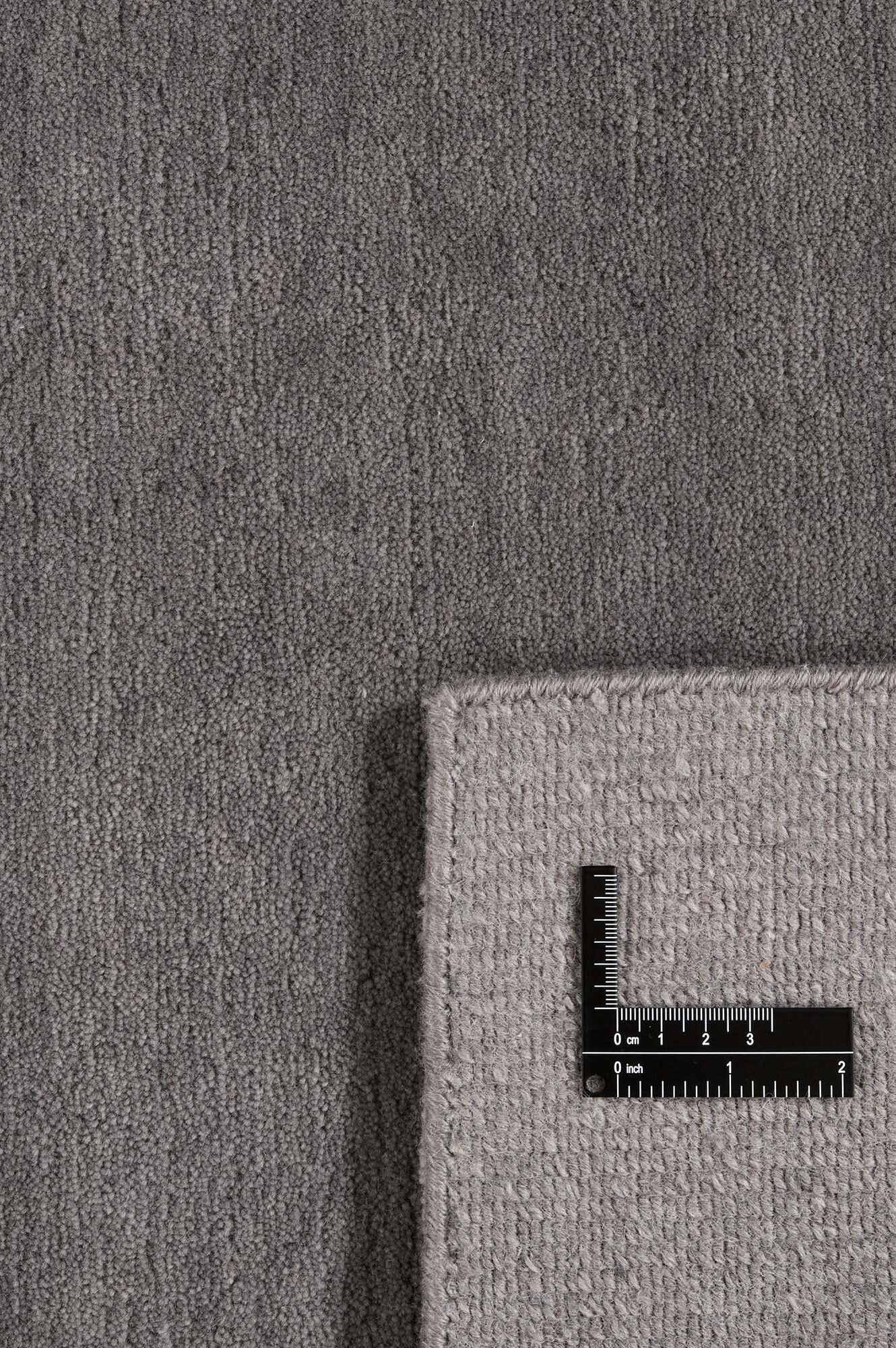Luxury plain modern grey rug