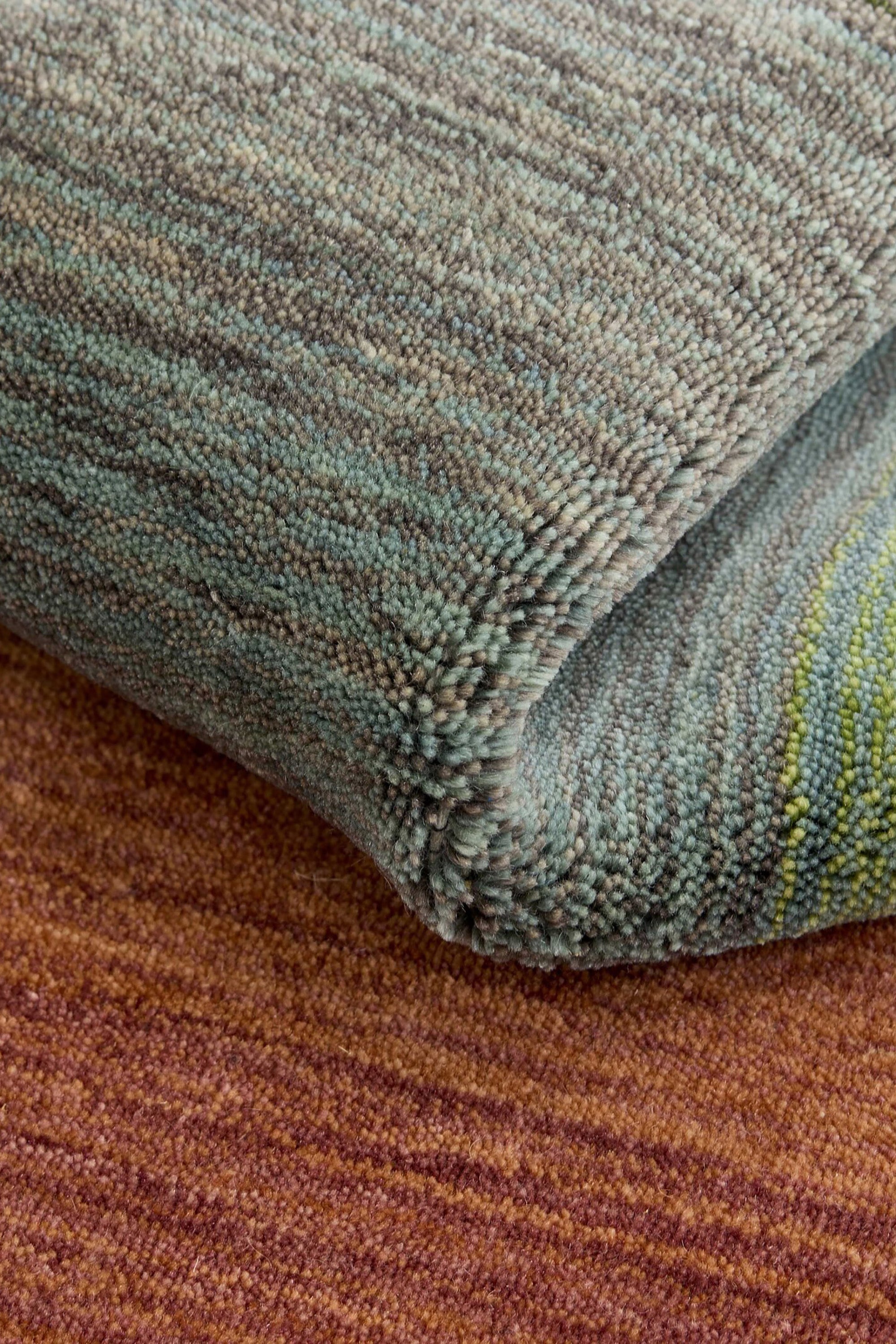 Luxury multicolour ombre wool