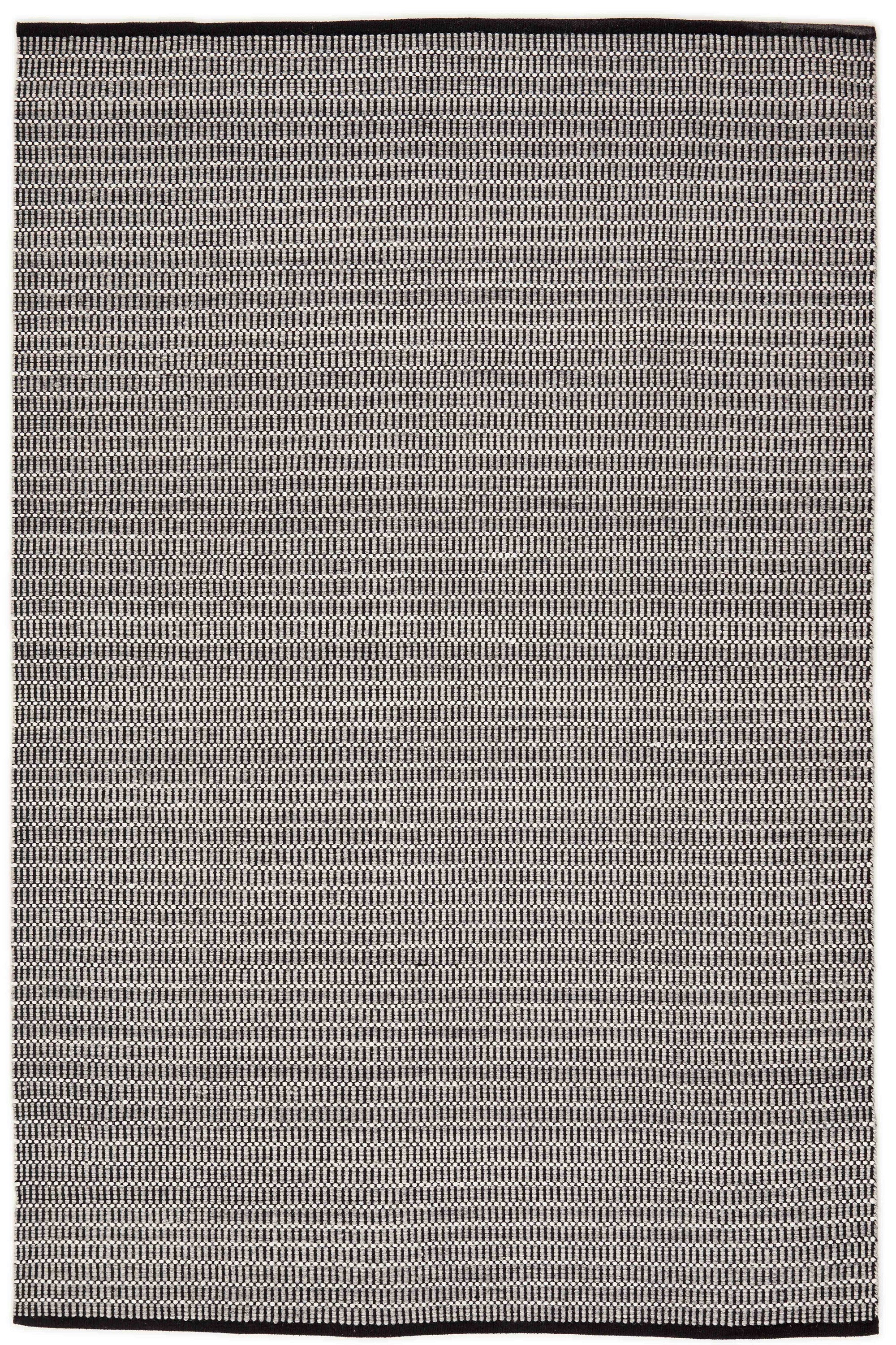 Luxury grey and black woven rug