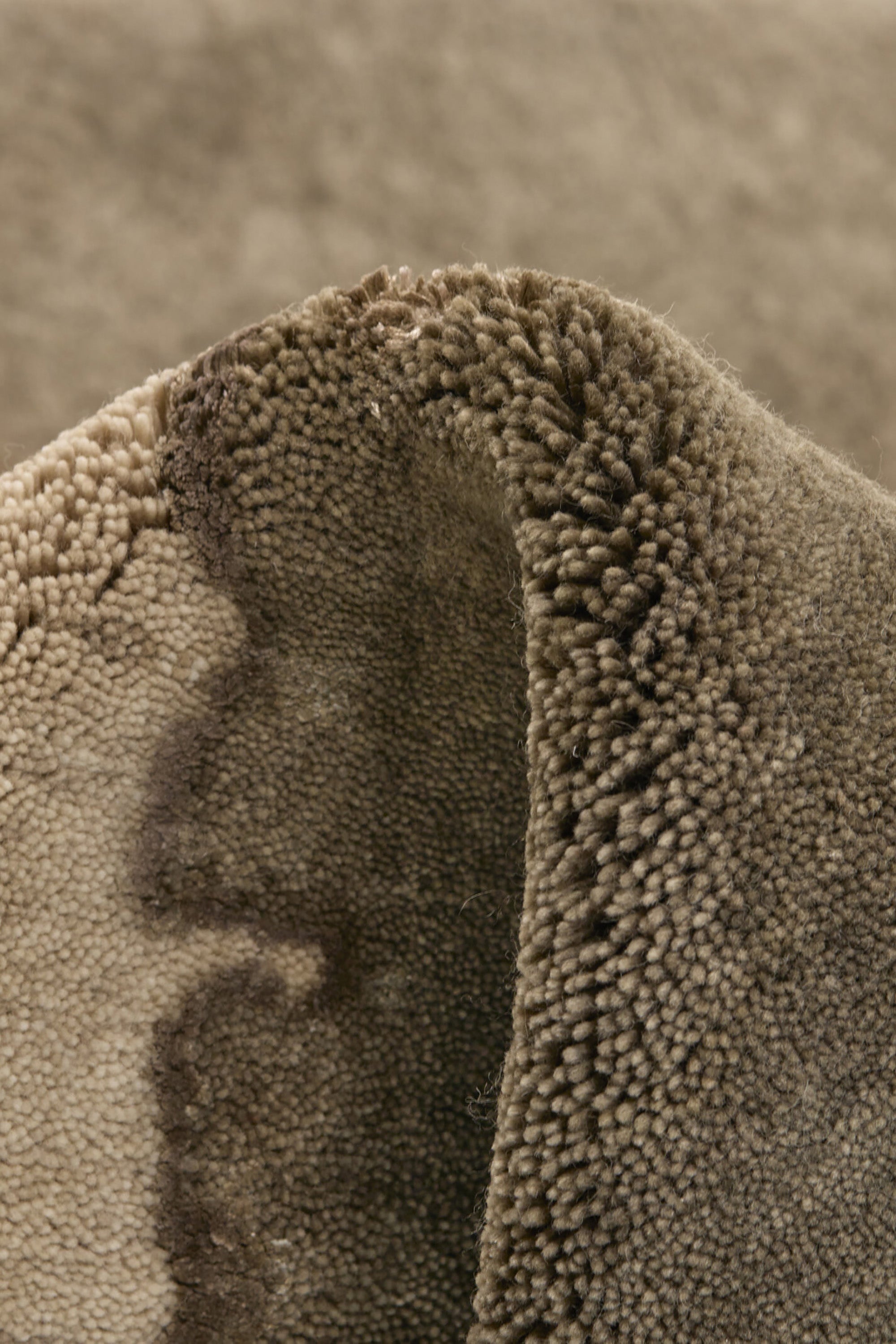 Modern abstract brown rug