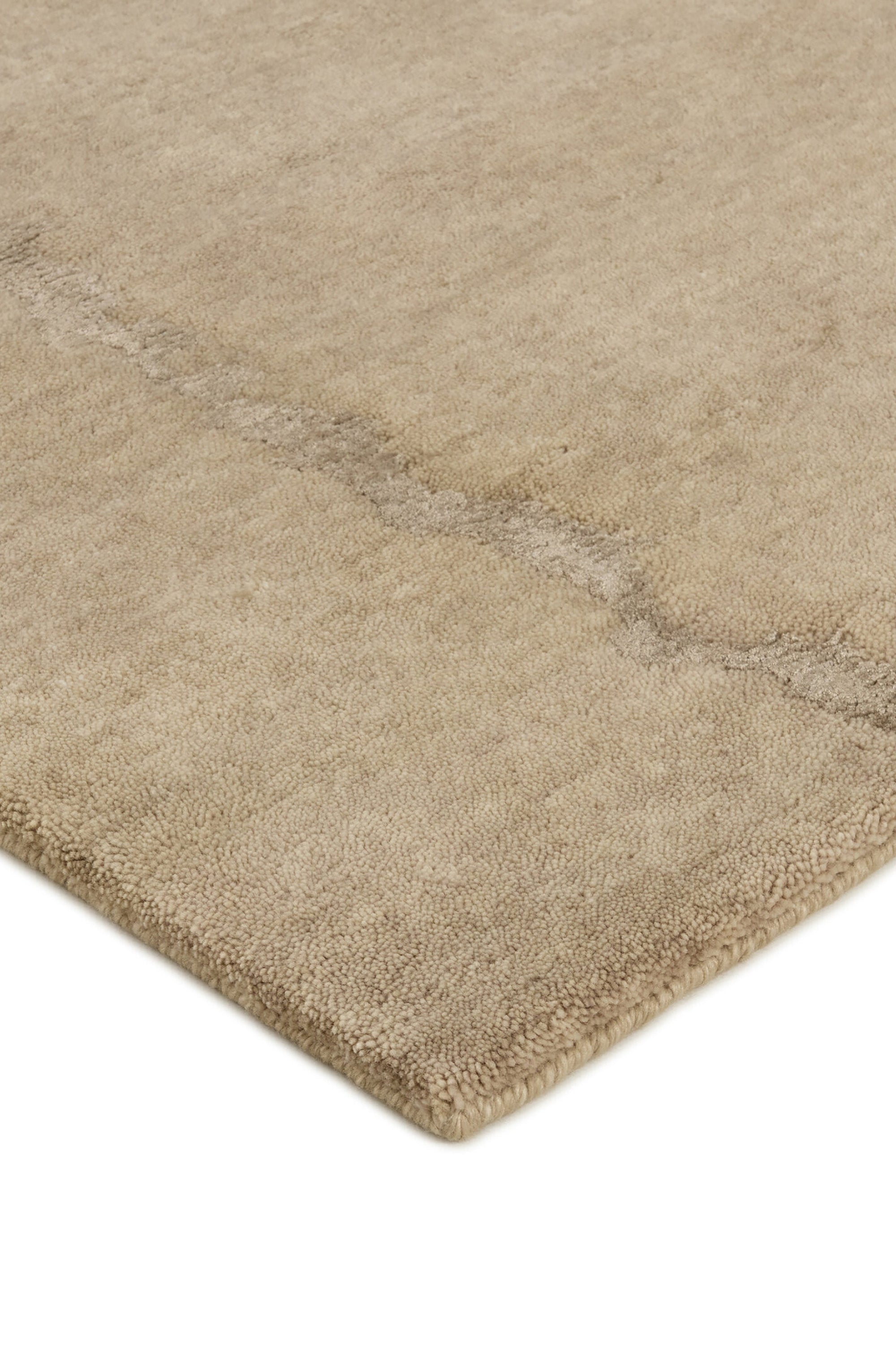 Modern abstract beige rug