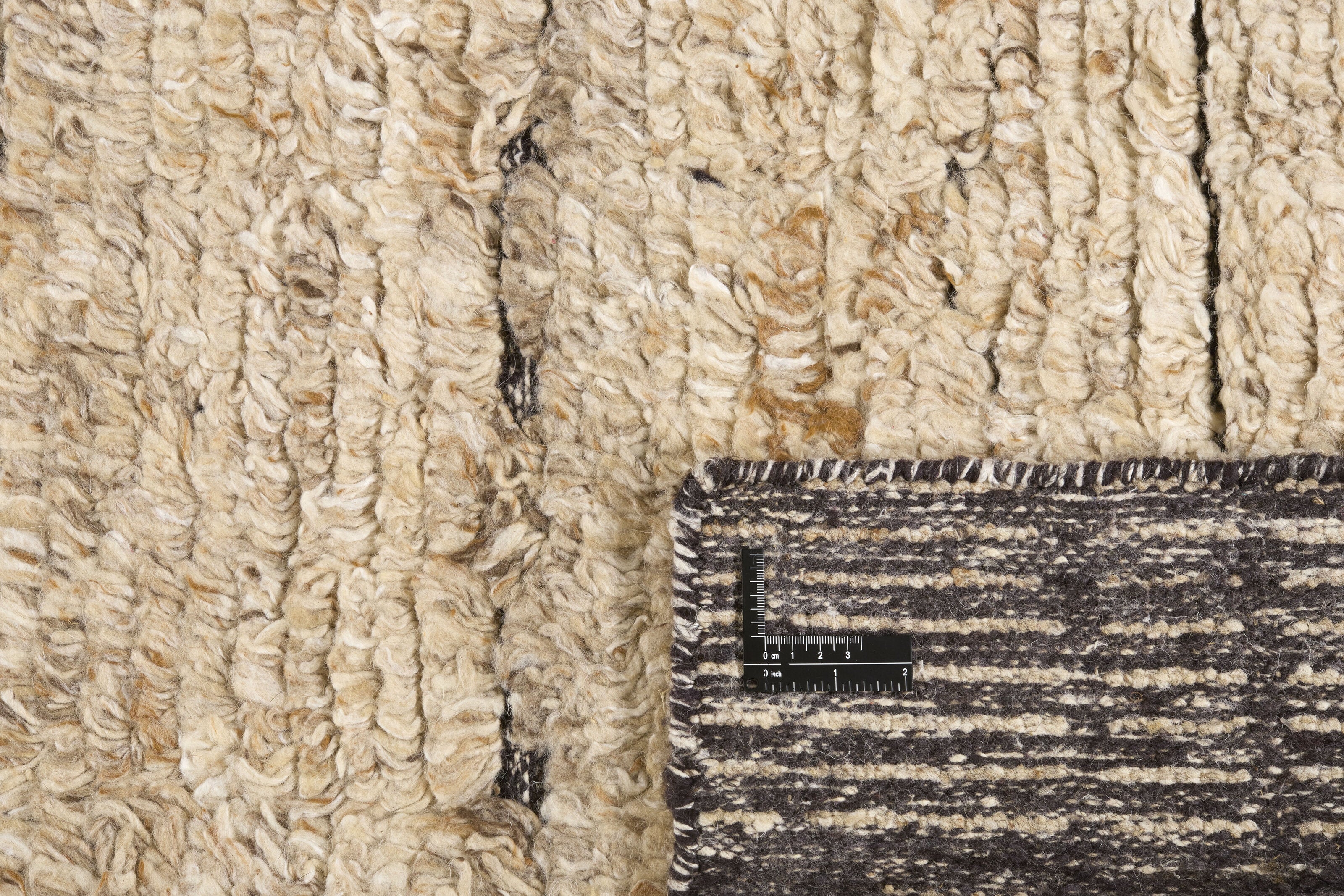 Minimal beige luxury Moroccan style rug