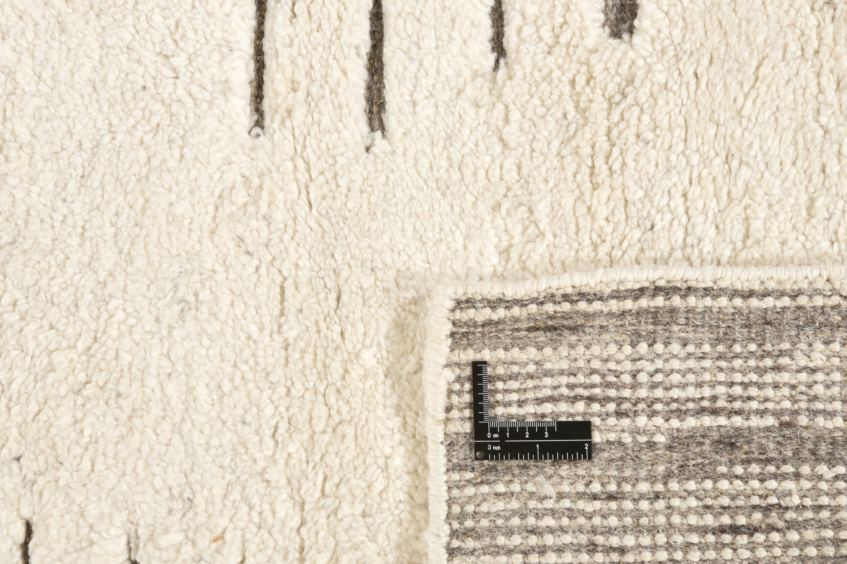 Minimal cream luxury Moroccan style runner