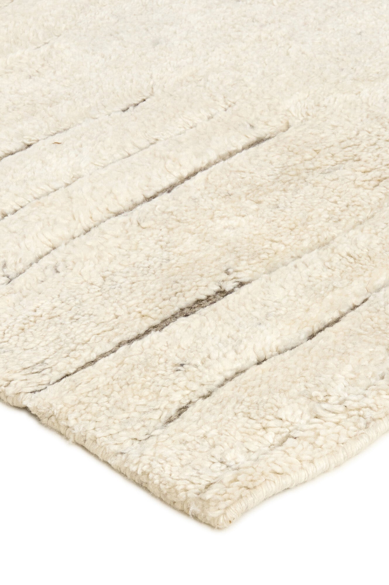 Minimal cream luxury Moroccan style runner