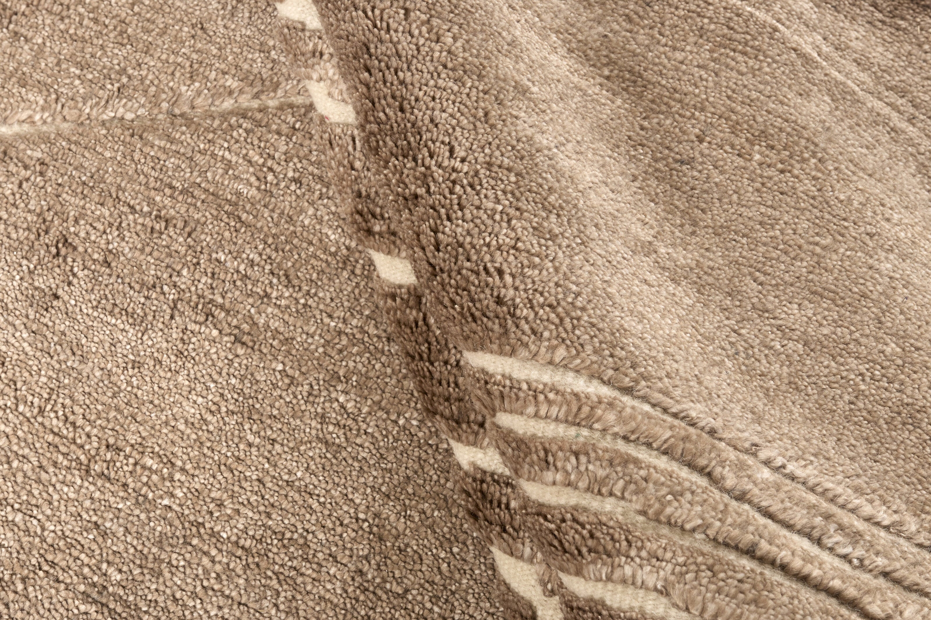 Minimal brown luxury Moroccan style runner