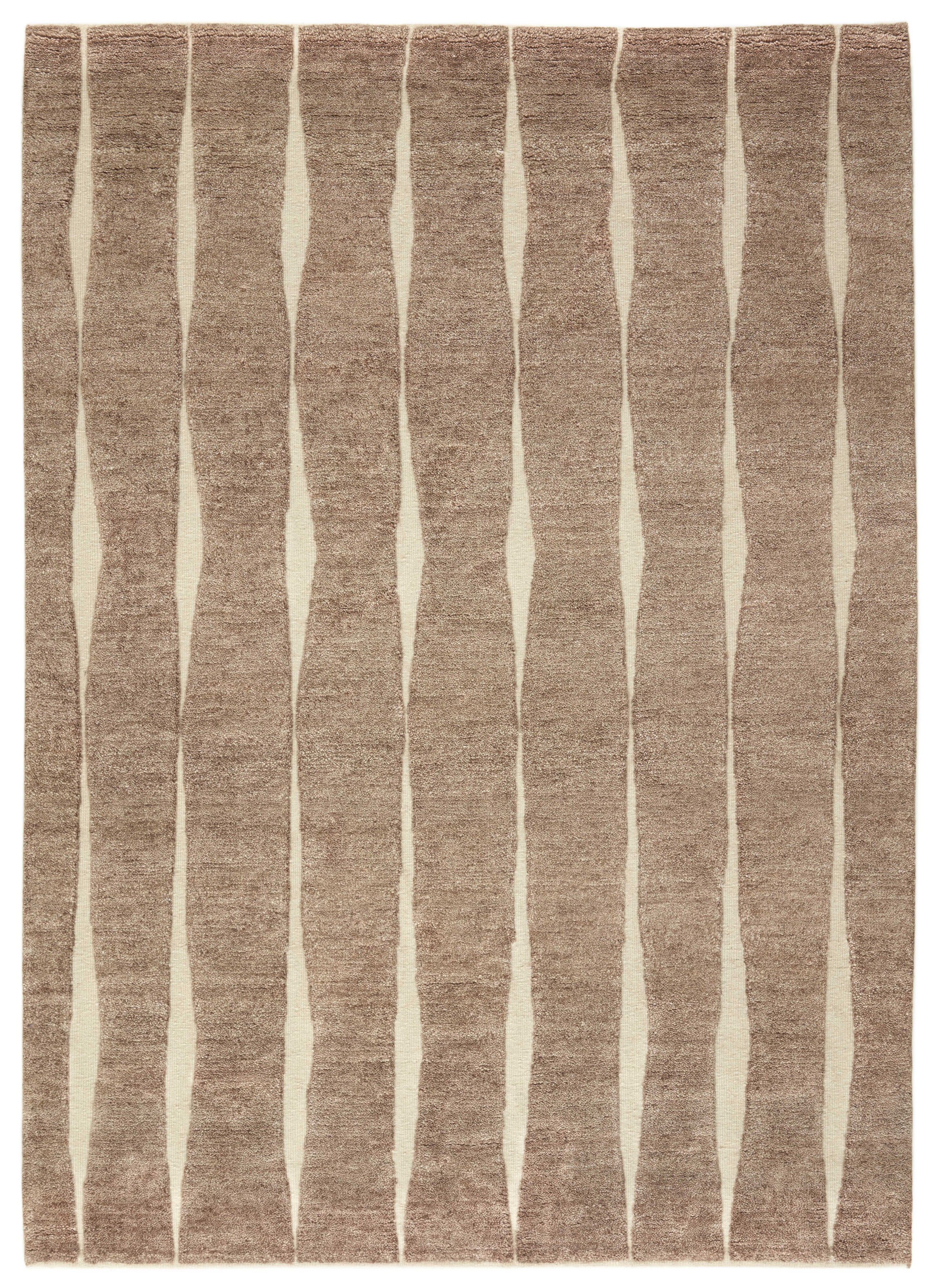 Minimal brown luxury Moroccan style rug