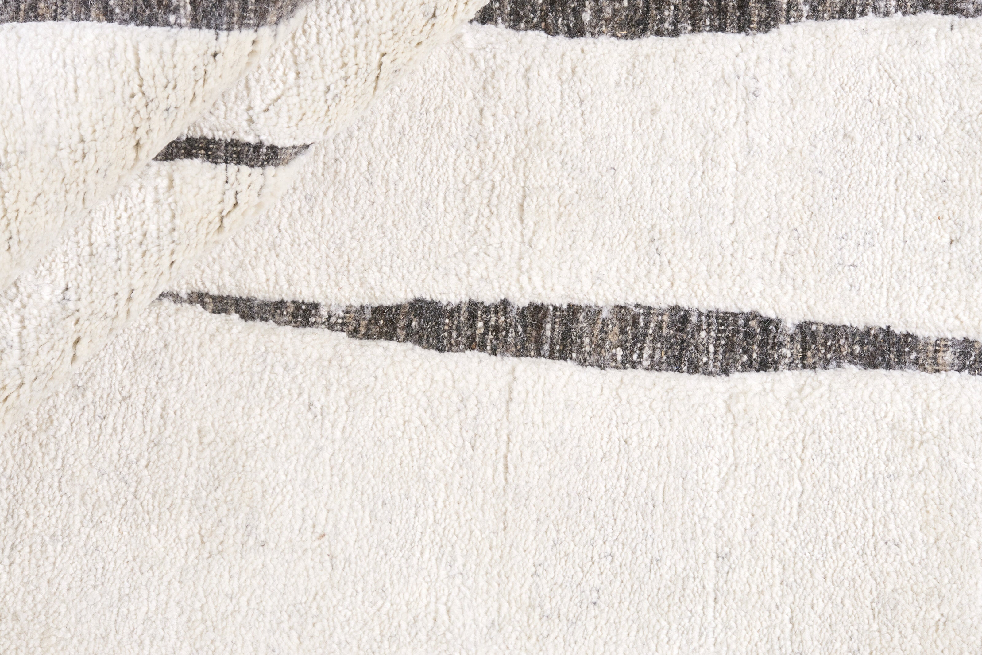 Minimal cream luxury Moroccan style runner