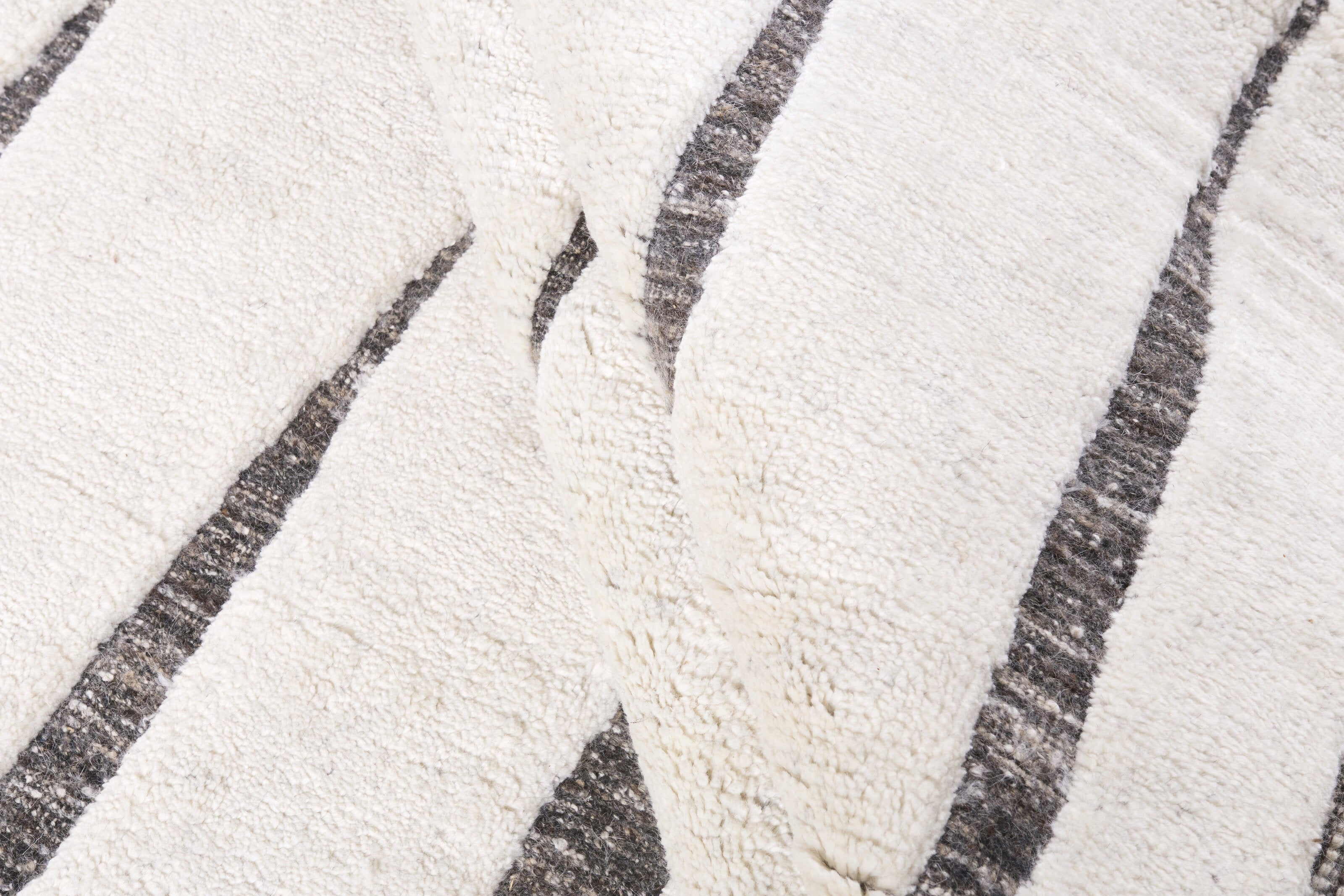 Minimal cream luxury Moroccan style runner