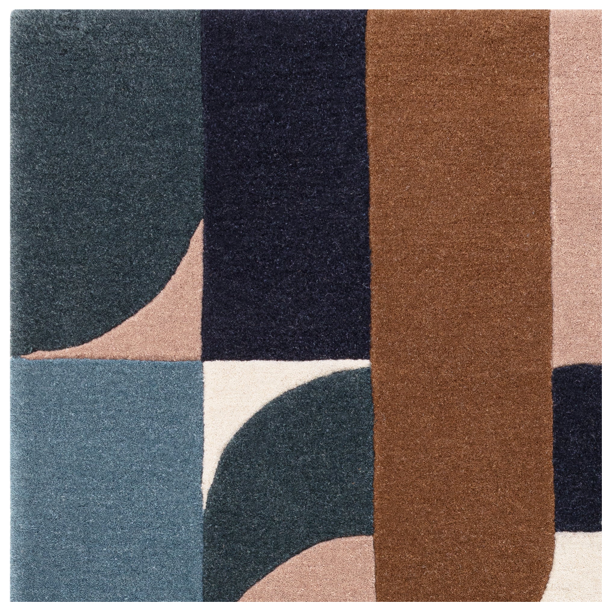 Matrix 89 Klotski Teal Rug