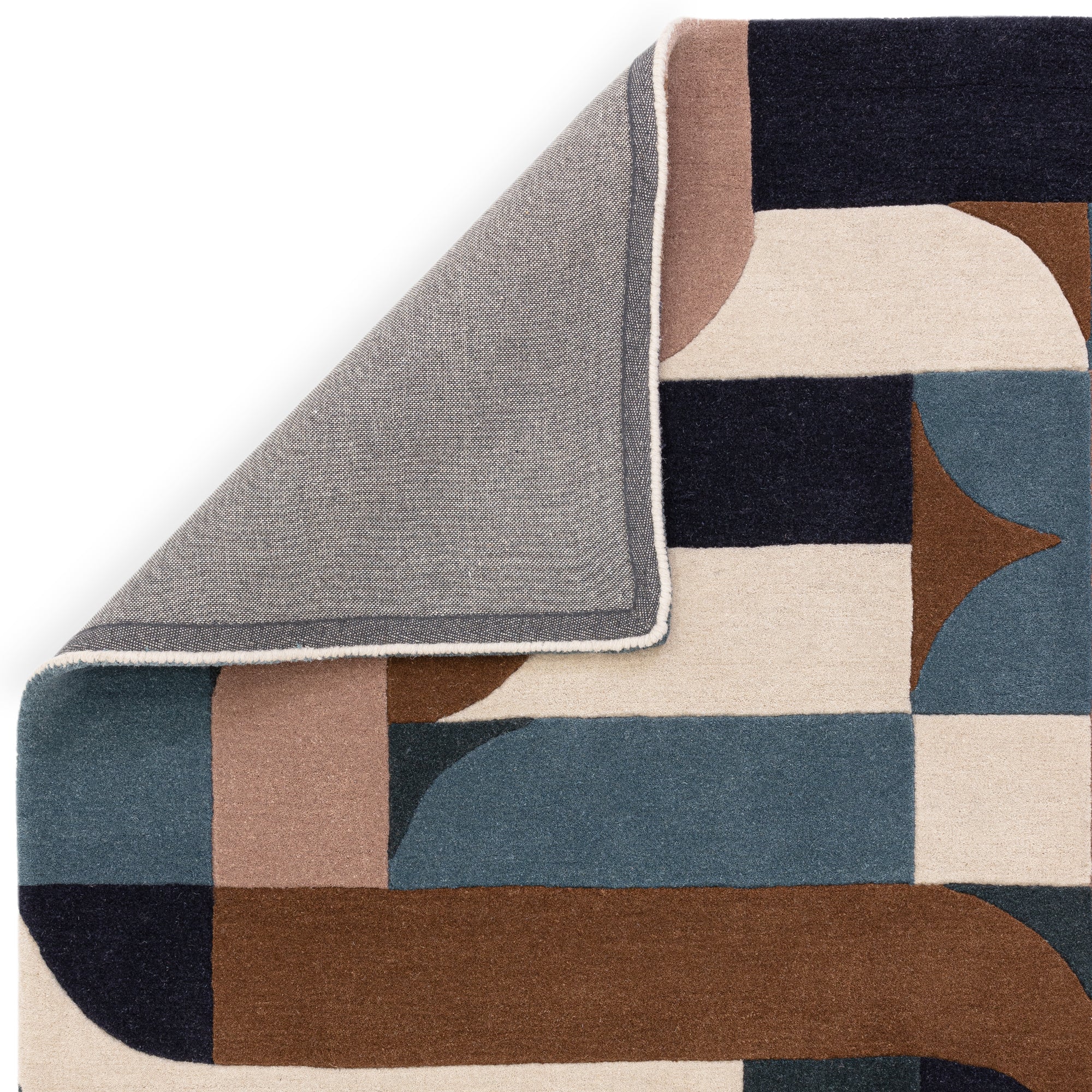 Matrix 89 Klotski Teal Rug