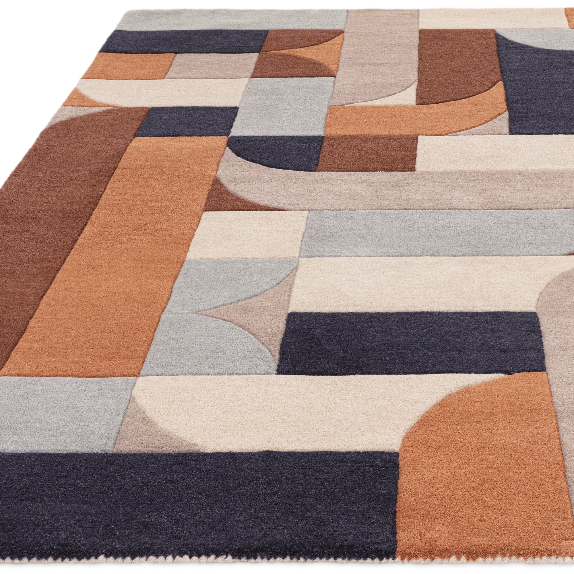 Matrix 88 Klotski Terracotta Rug