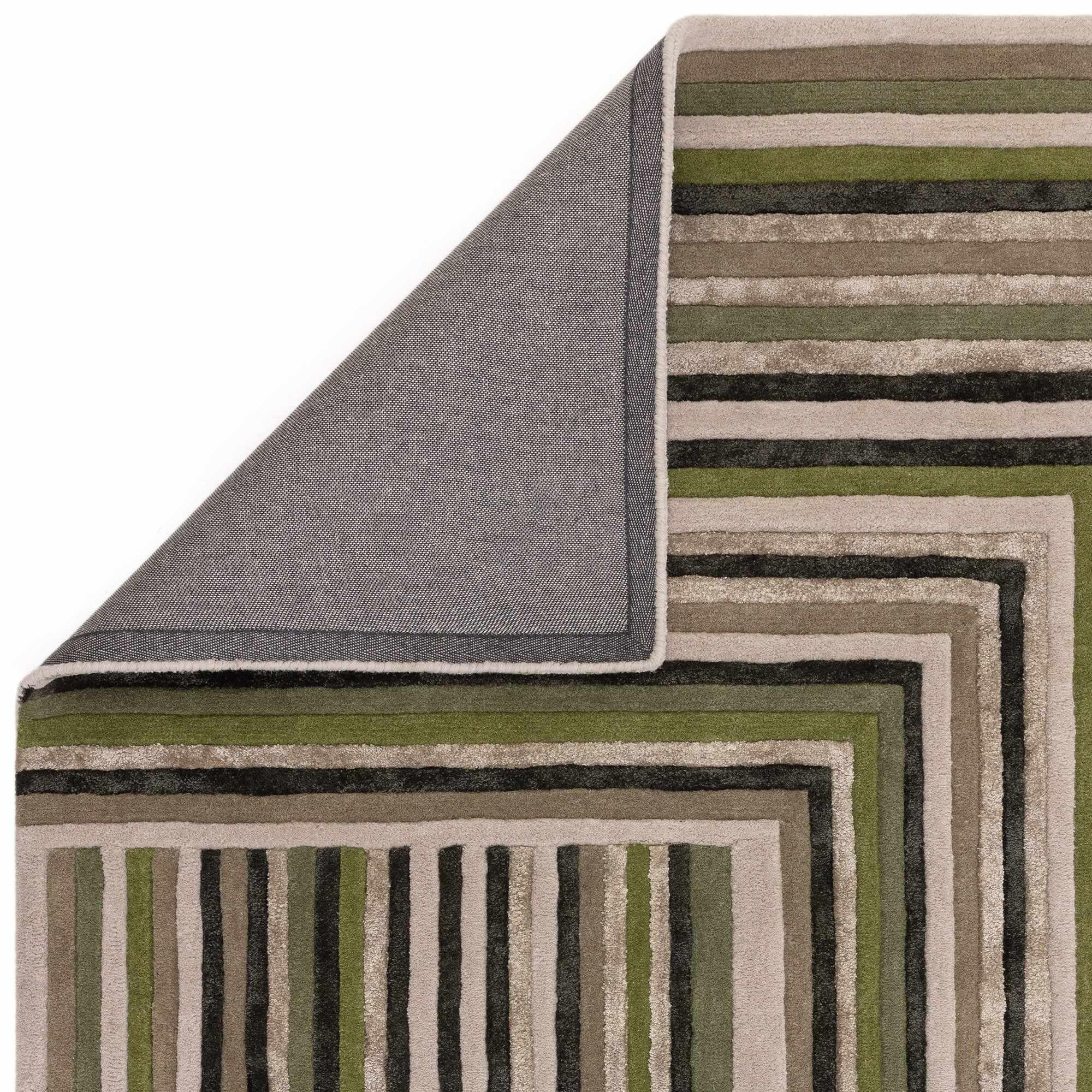 Matrix Network Forest Rug