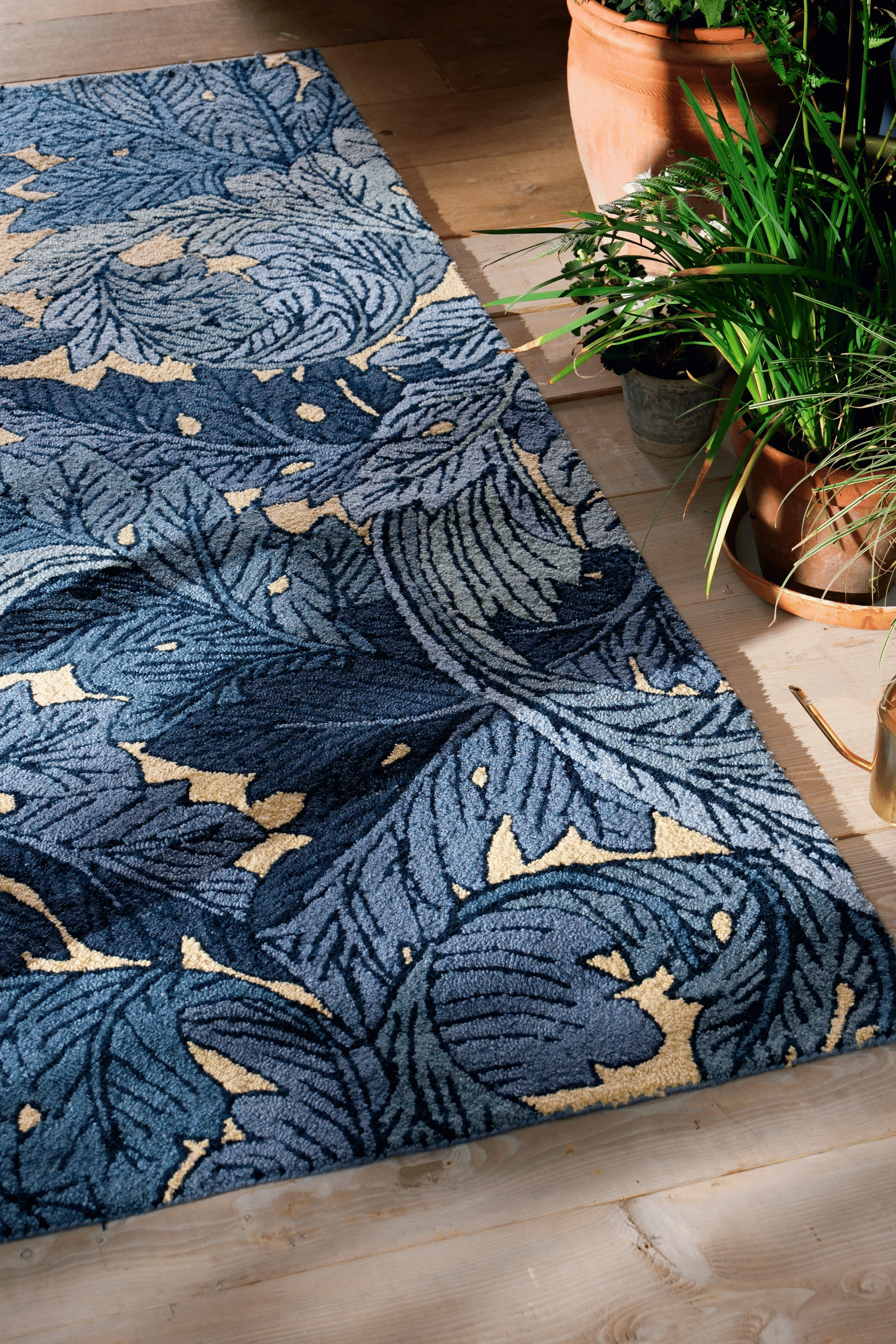 Morris & Co Acanthus Indigo Outdoor 427318