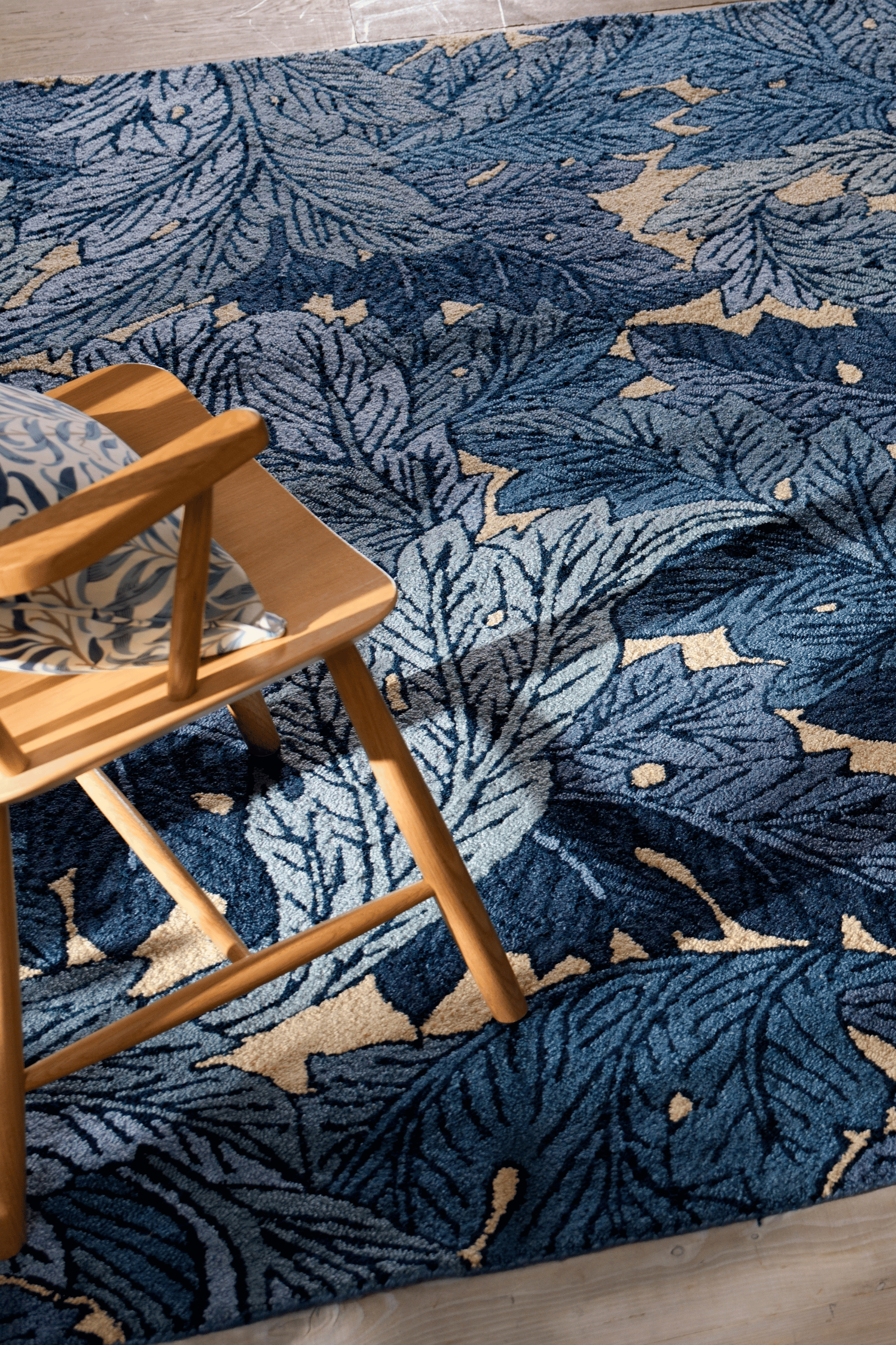 Morris & Co Acanthus Indigo Outdoor 427318