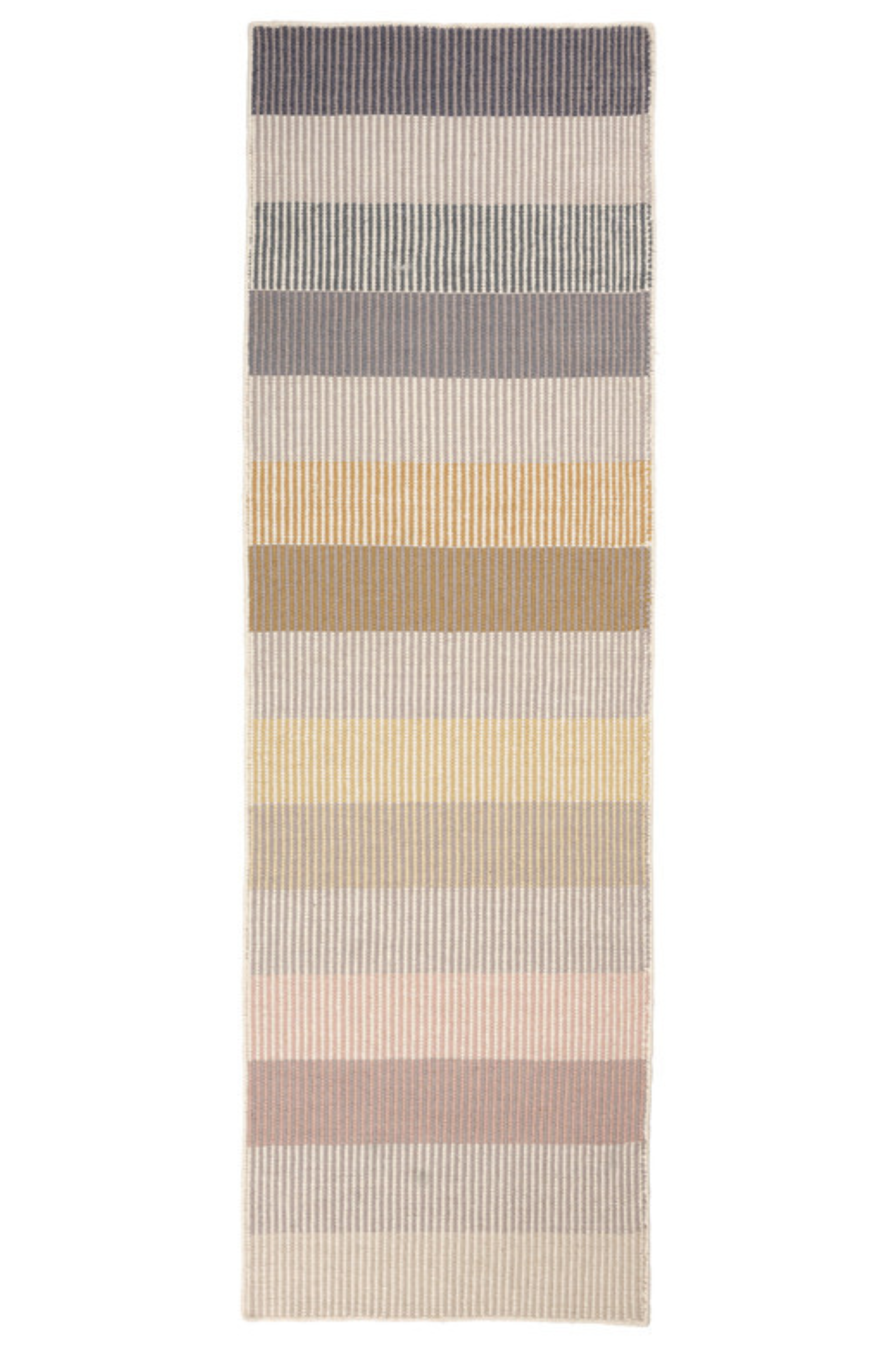 Woven multicolour wool runner