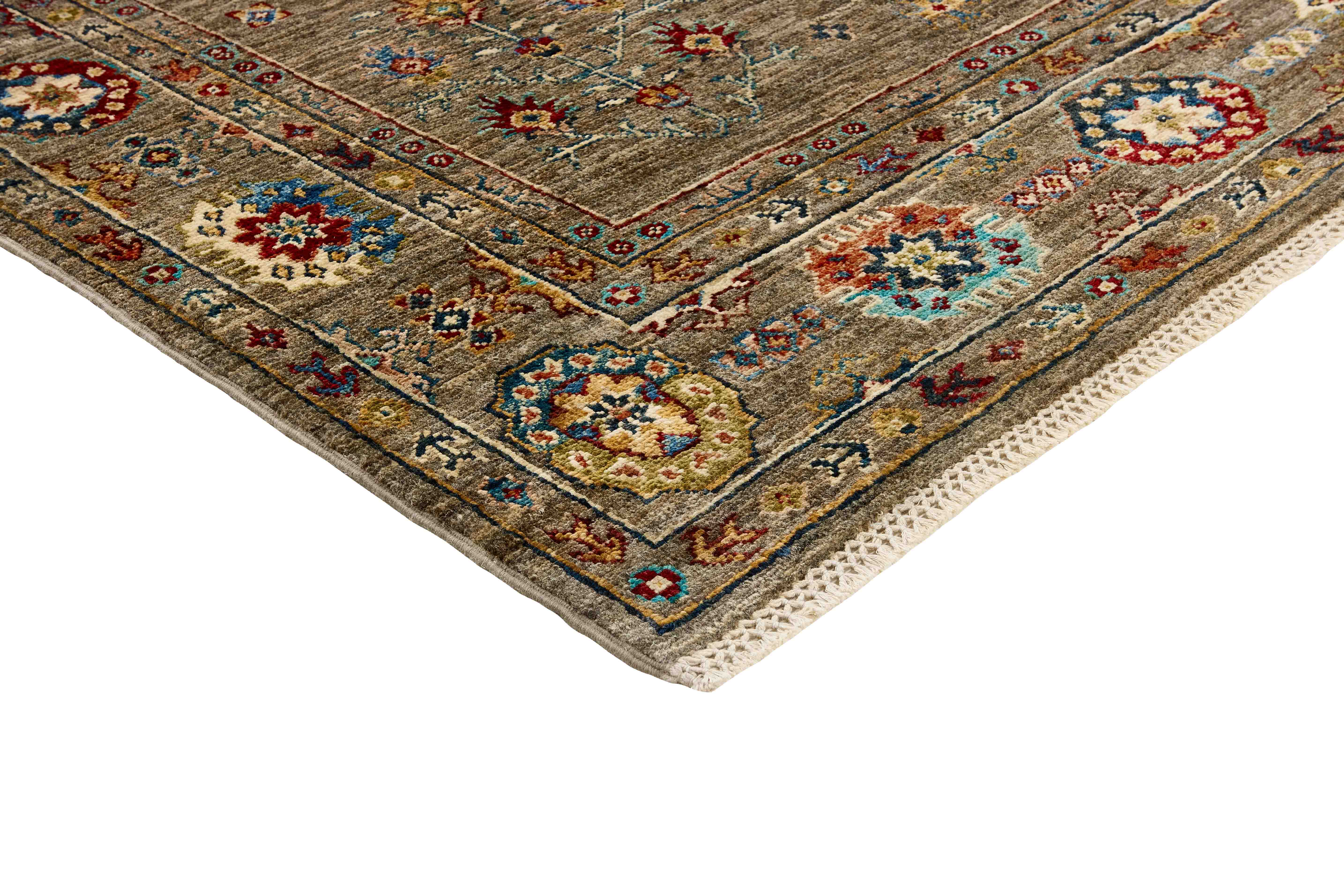 Traditional multicolour luxury Ziegler Fine Ariana Style rug