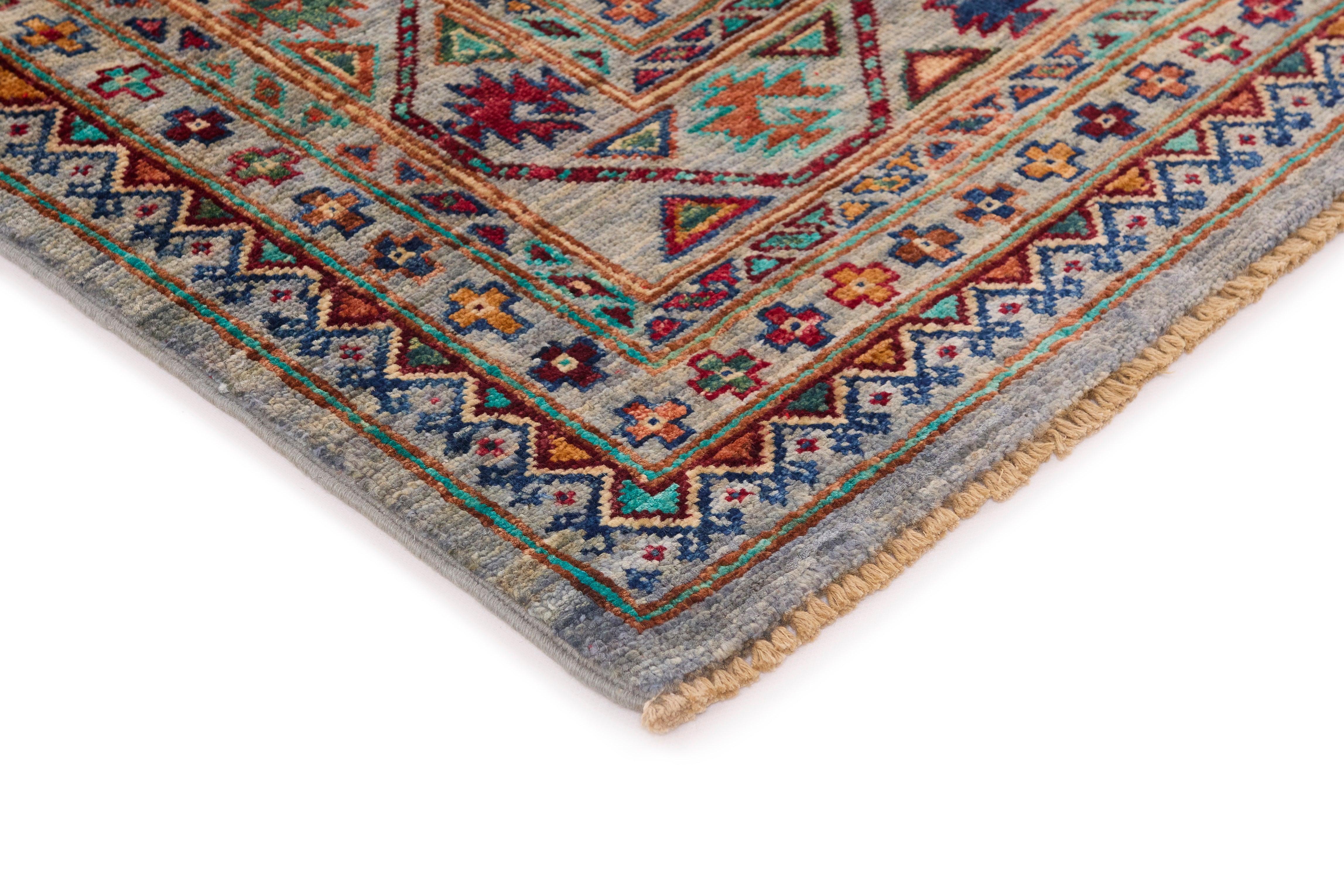 Traditional multicolour luxury Ziegler Fine Ariana Style rug