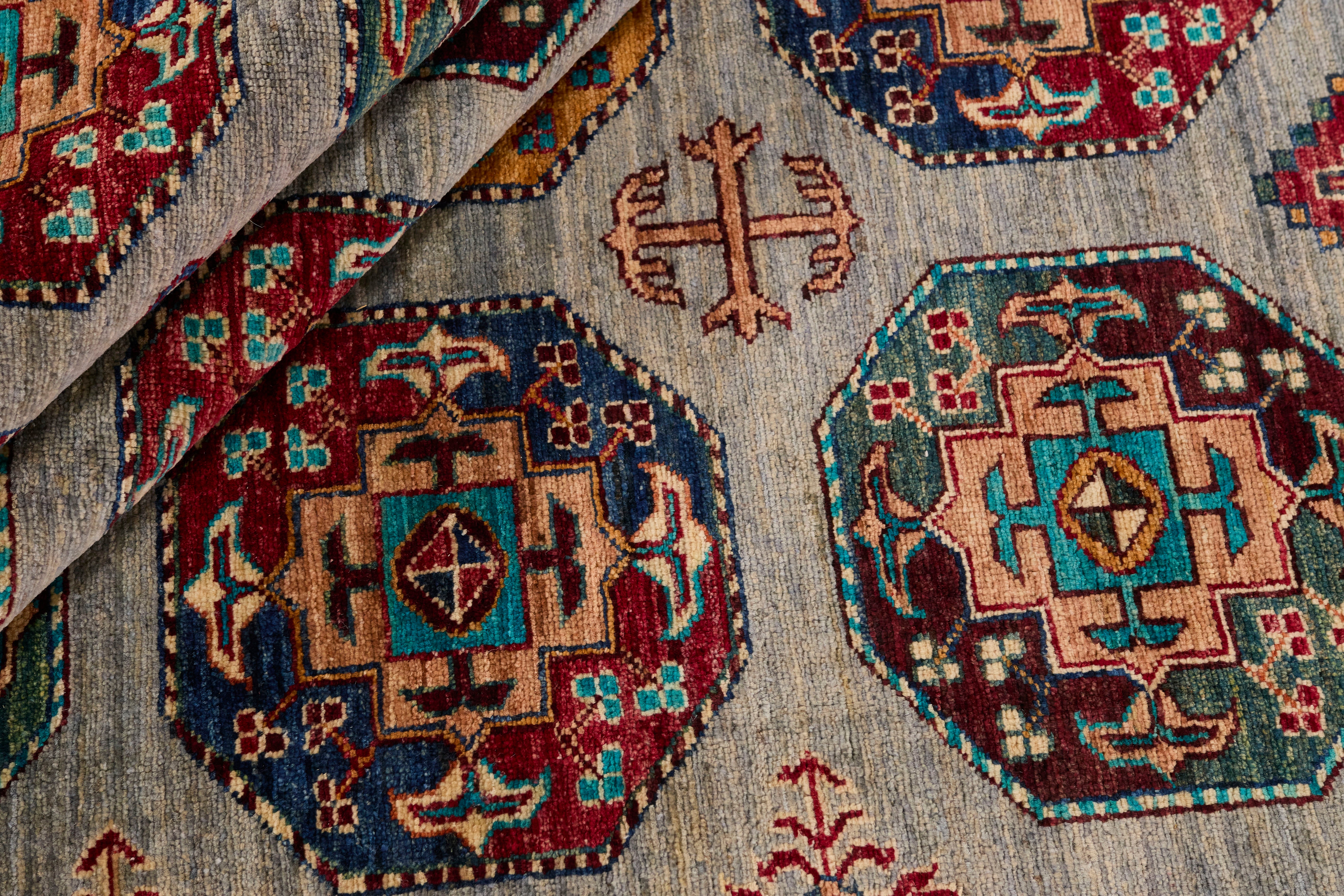 Traditional multicolour luxury Ziegler Fine Ariana Style rug