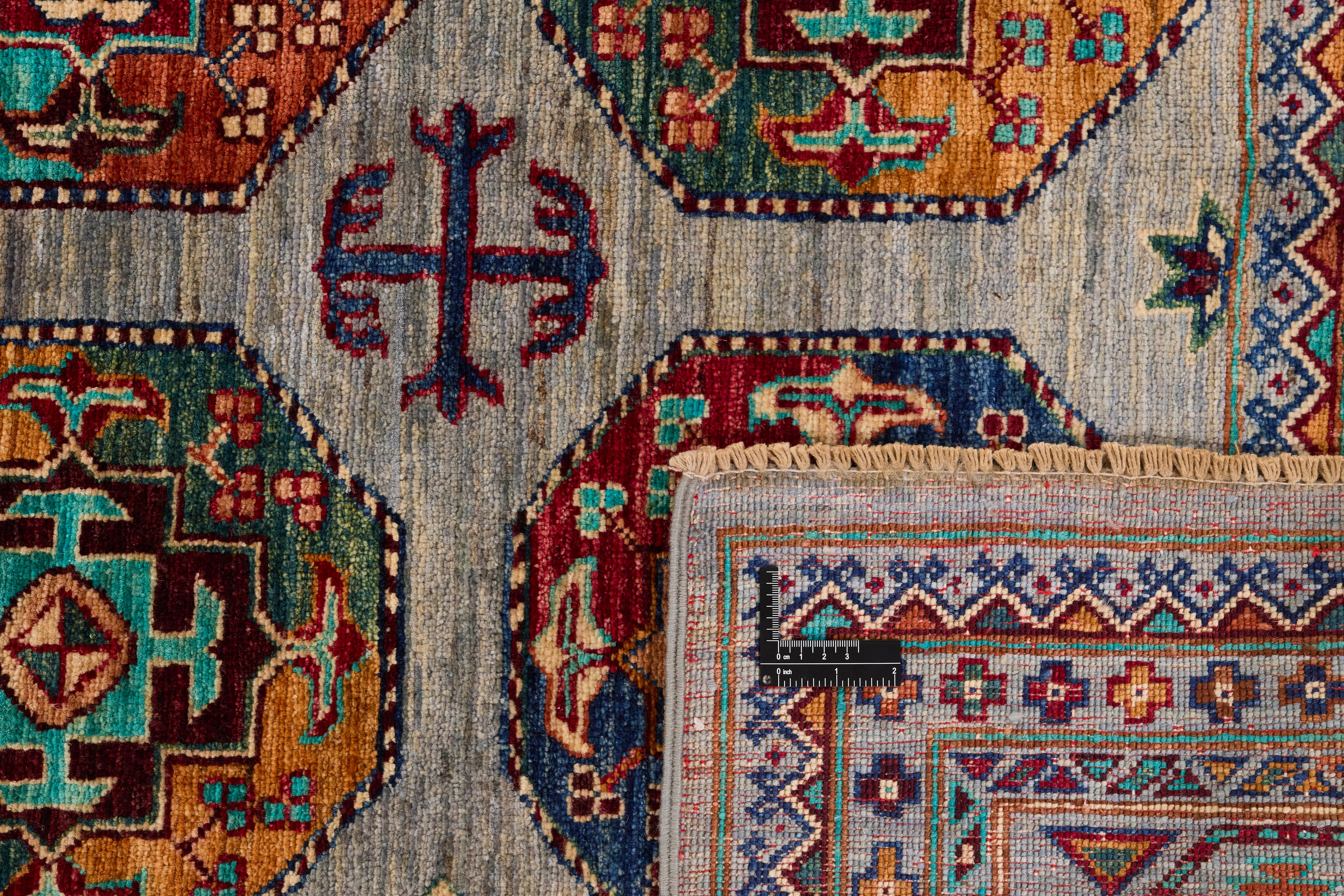 Traditional multicolour luxury Ziegler Fine Ariana Style rug
