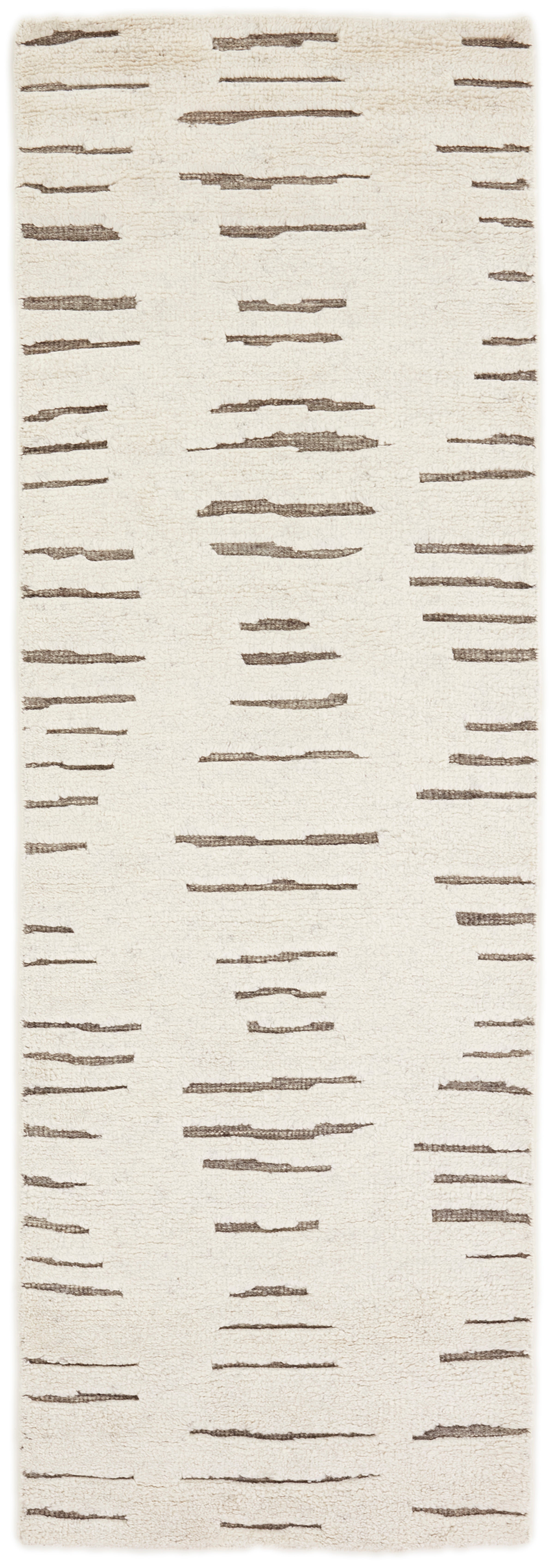 Minimal cream luxury Moroccan style runner