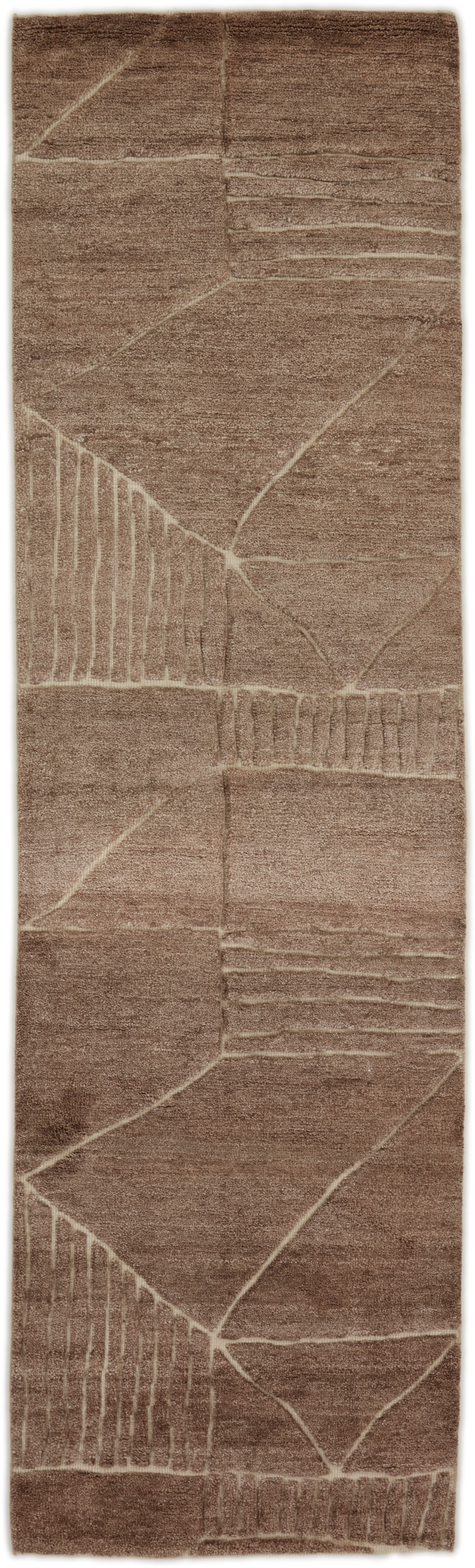 Minimal brown luxury Moroccan style runner