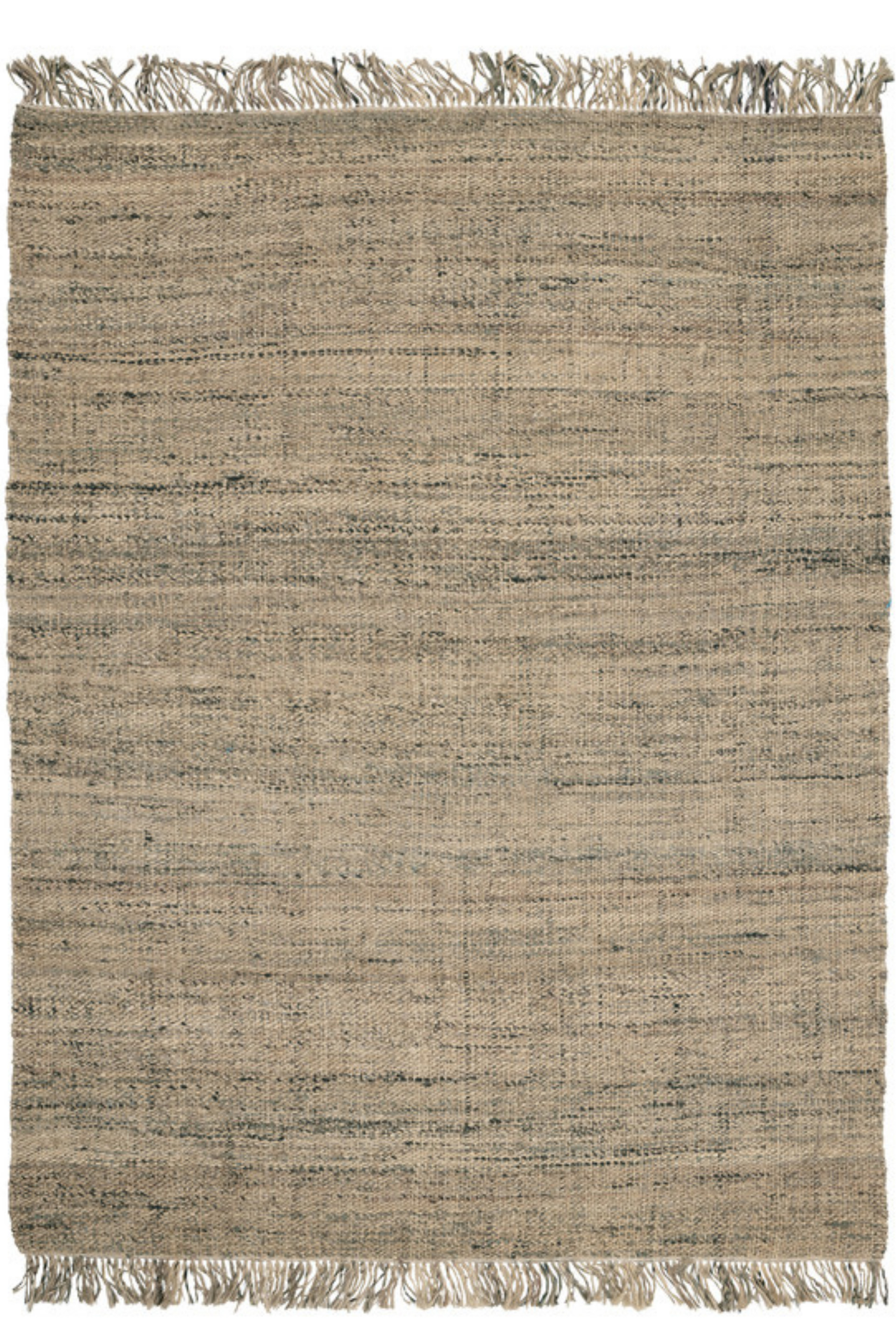 Ombre beige jute rug
