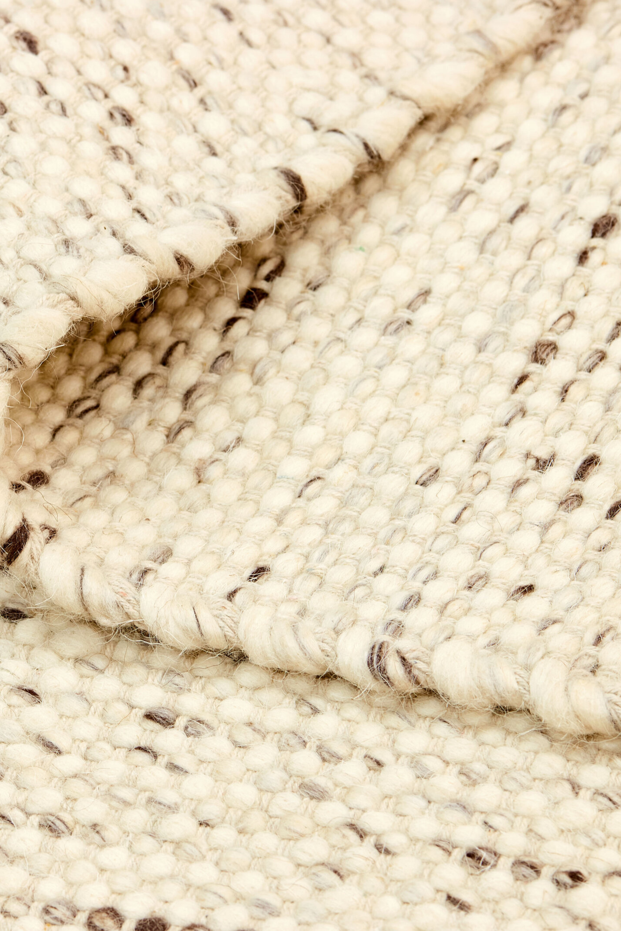 Beige and brown textured hallway runner